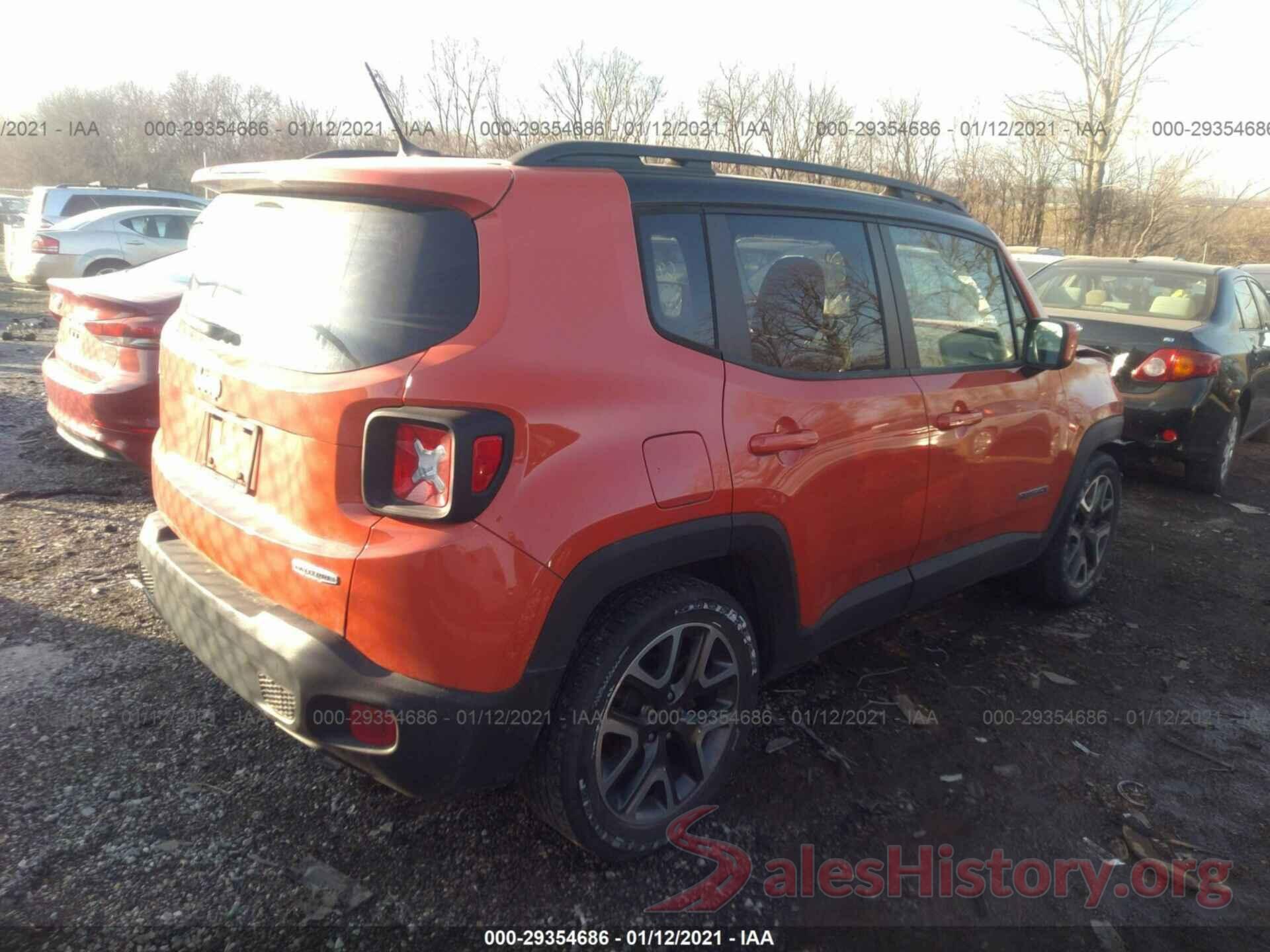 ZACCJABT6GPE30191 2016 JEEP RENEGADE