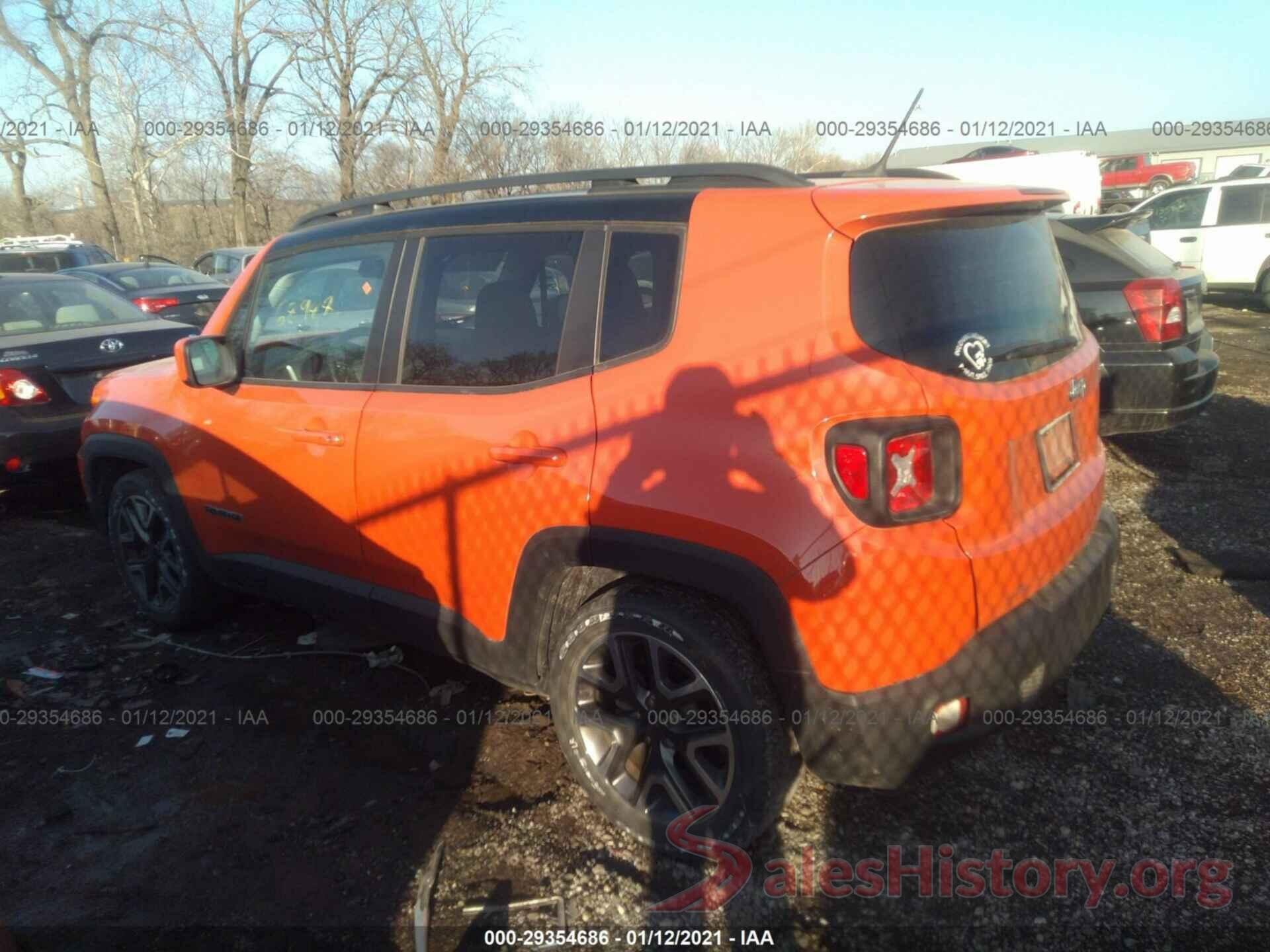 ZACCJABT6GPE30191 2016 JEEP RENEGADE