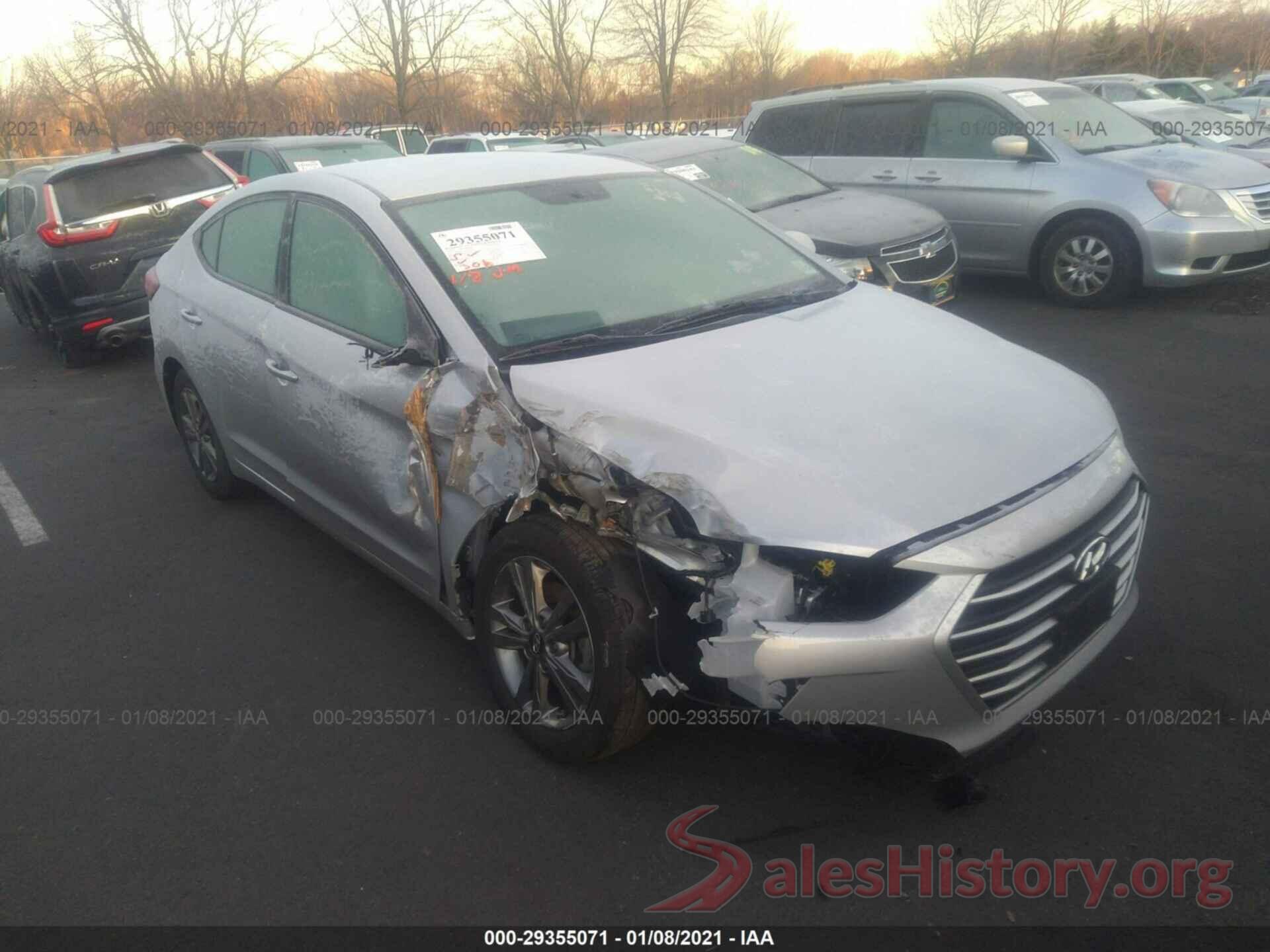 5NPD84LF0JH376977 2018 HYUNDAI ELANTRA