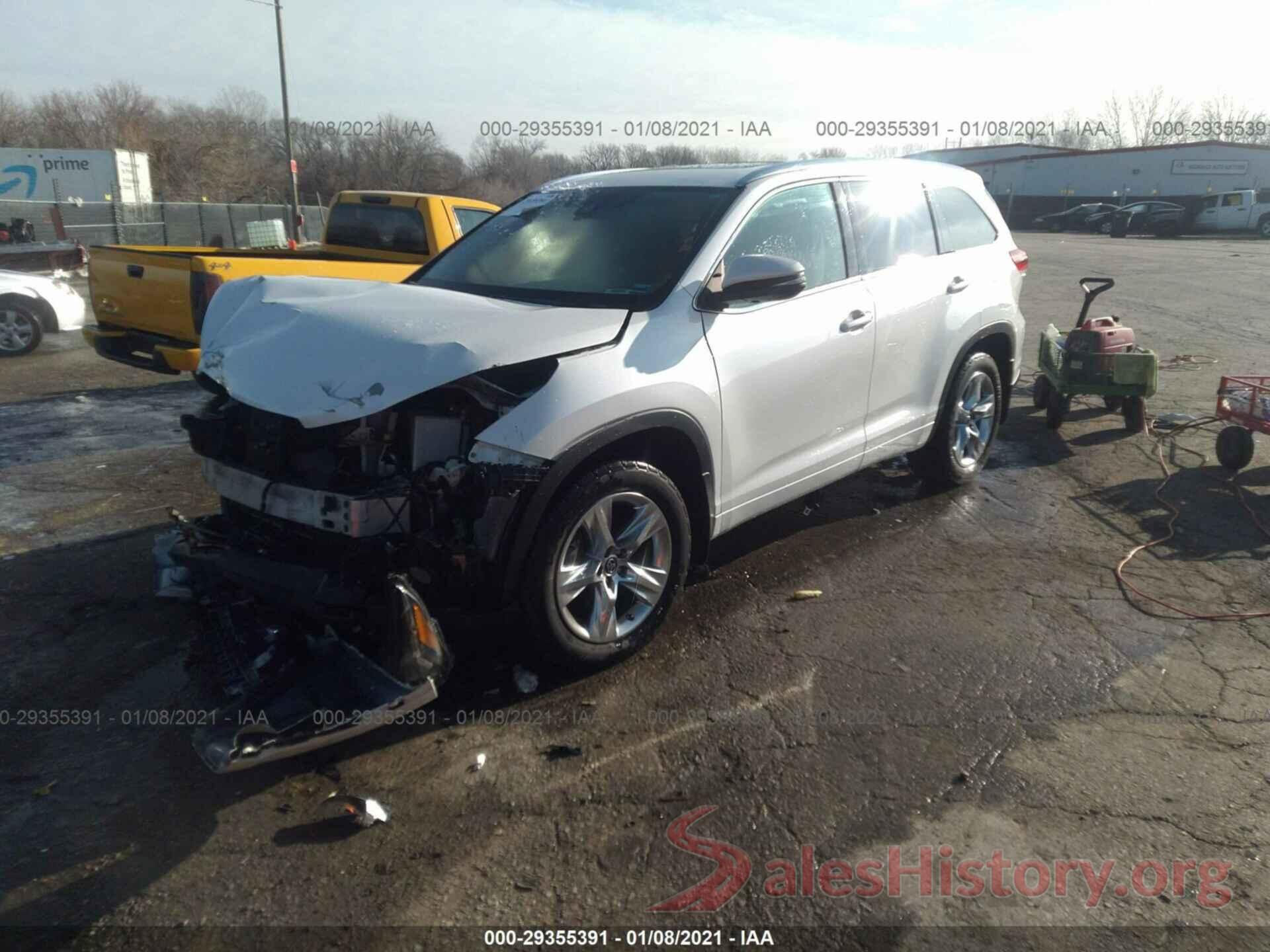 5TDDZRFH0HS374724 2017 TOYOTA HIGHLANDER