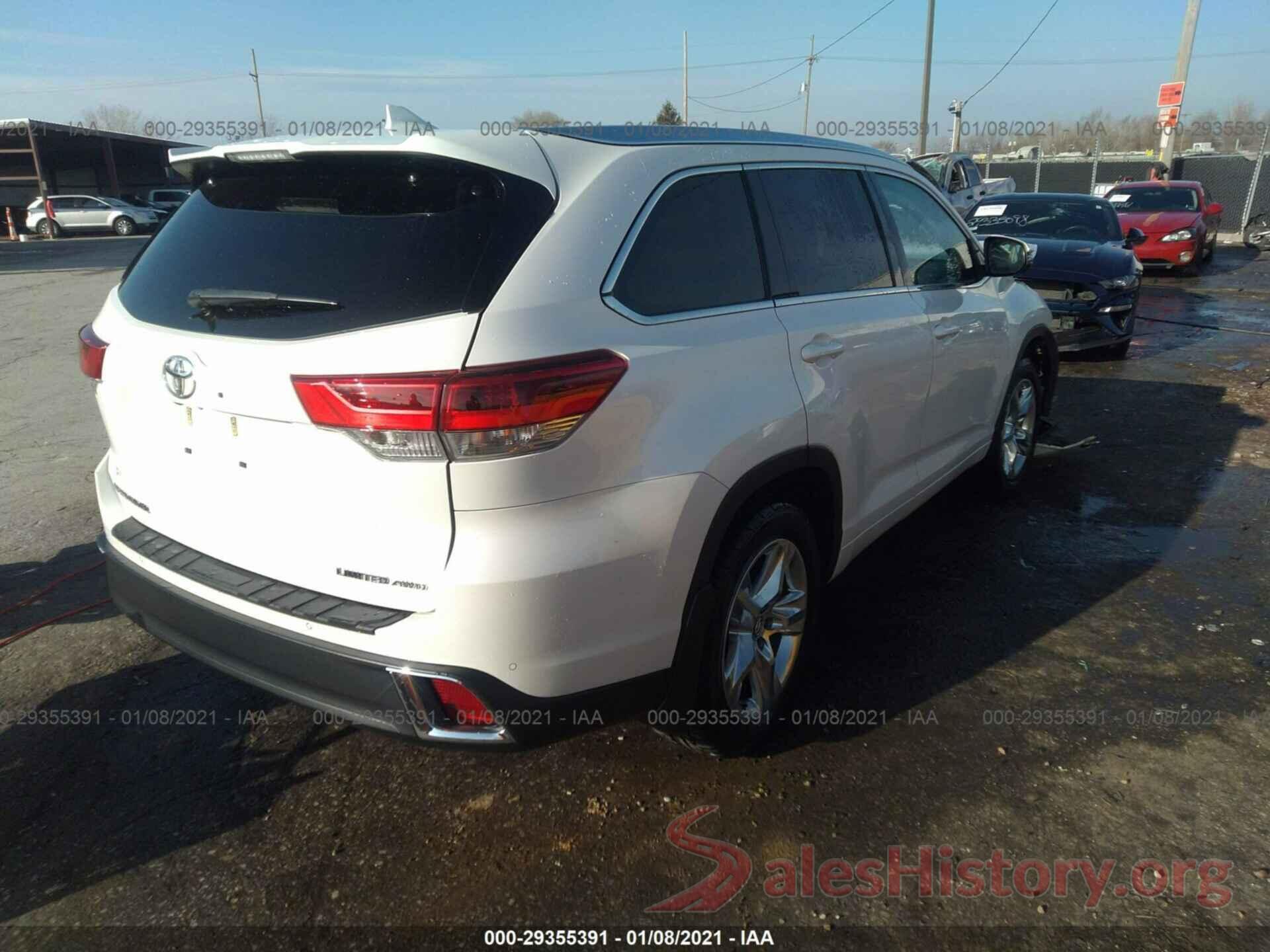 5TDDZRFH0HS374724 2017 TOYOTA HIGHLANDER