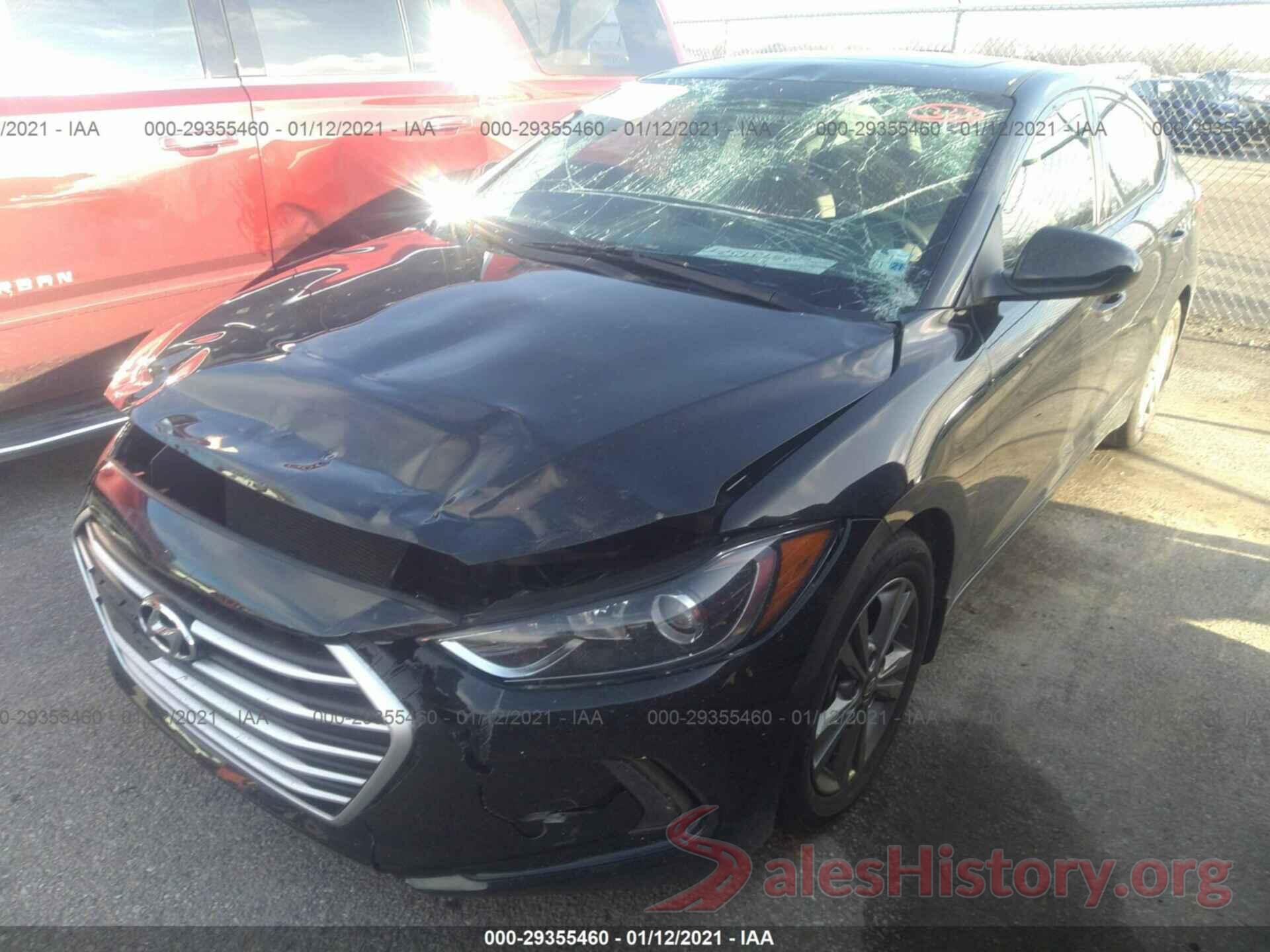 5NPD84LF7JH363594 2018 HYUNDAI ELANTRA