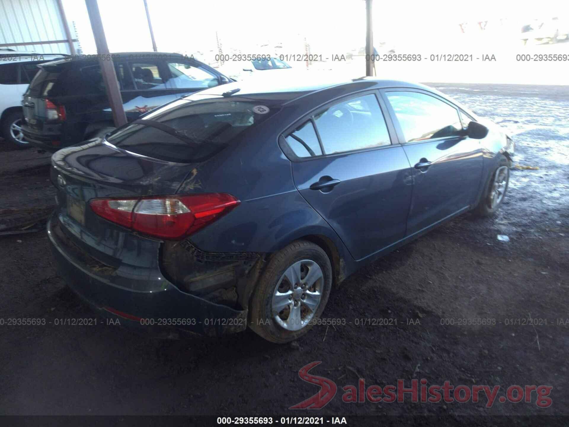 KNAFK4A69G5606759 2016 KIA FORTE