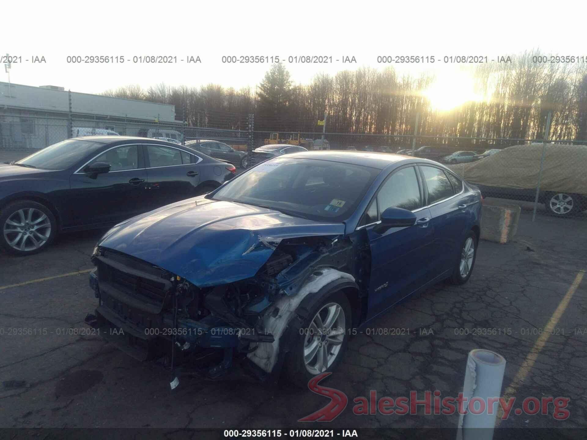 3FA6P0LU3JR153385 2018 FORD FUSION HYBRID