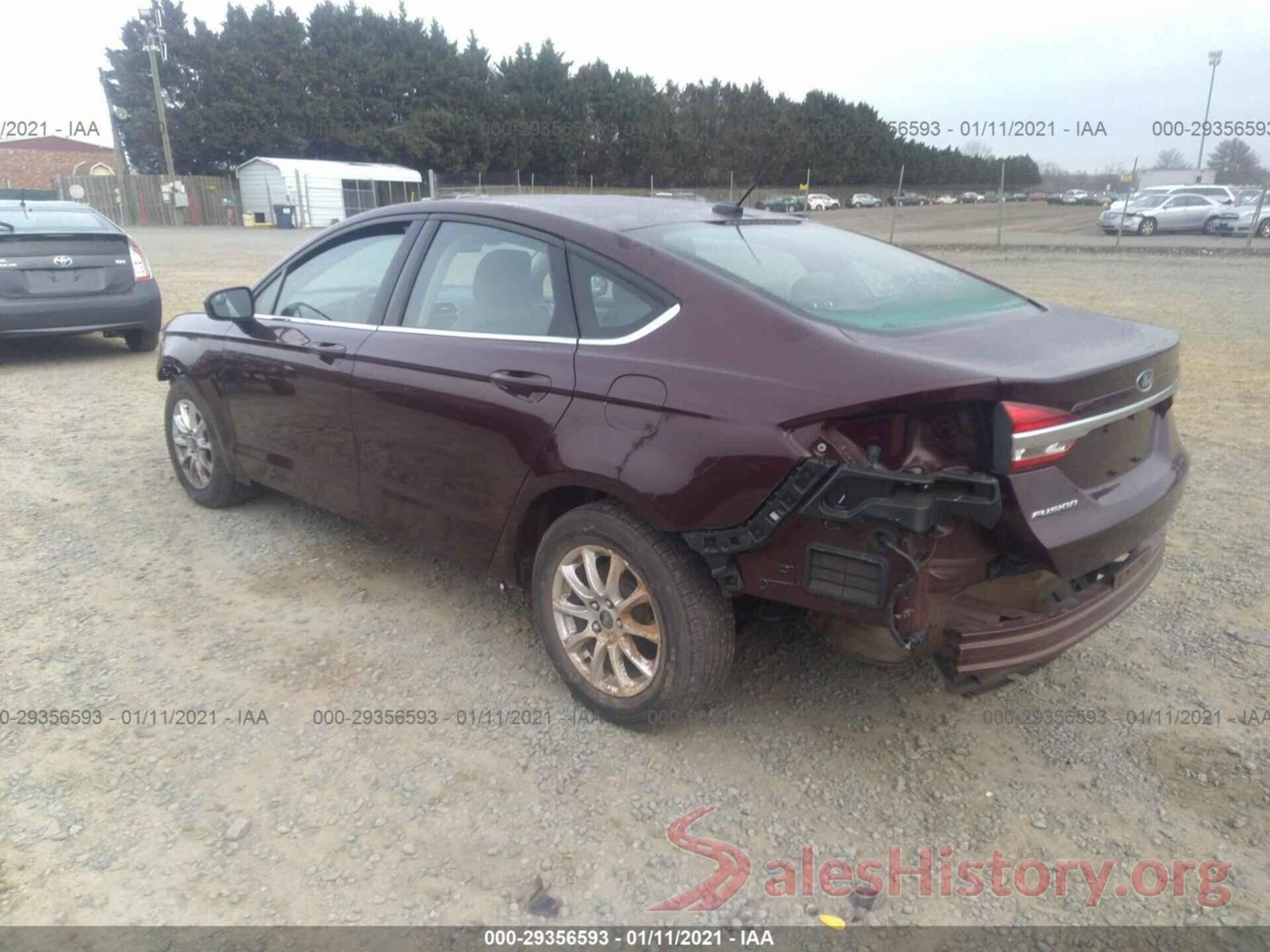 3FA6P0G77HR183780 2017 FORD FUSION