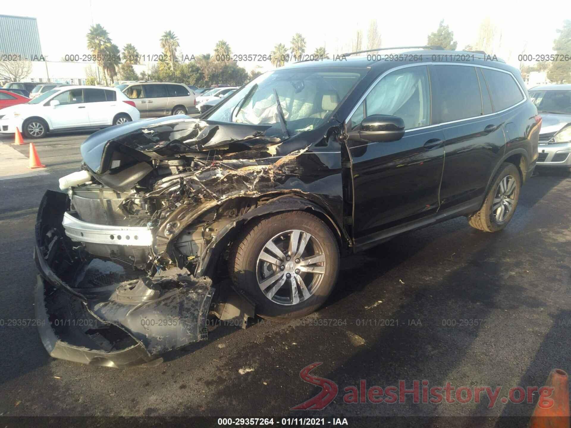 5FNYF6H52HB052750 2017 HONDA PILOT