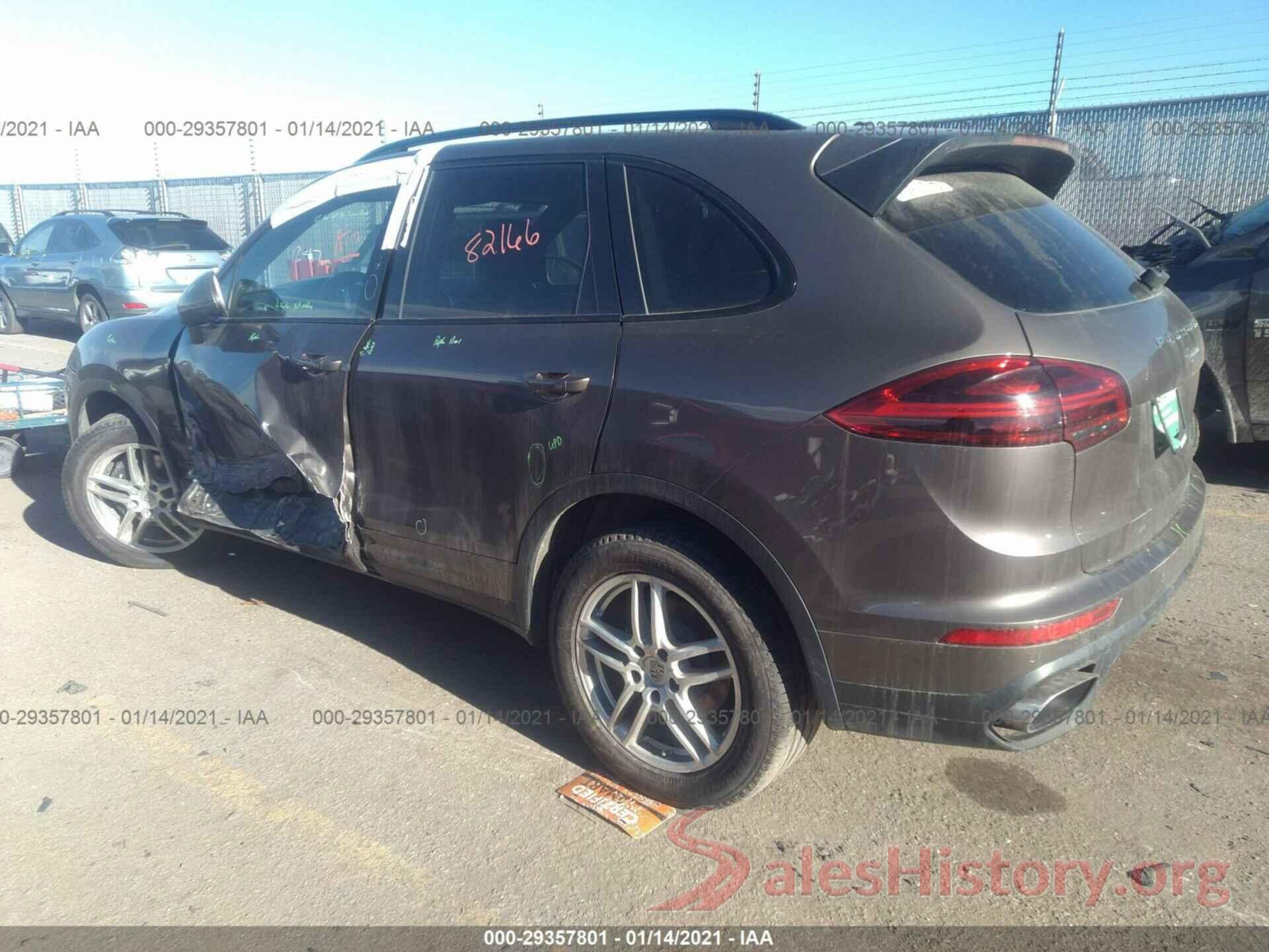 WP1AA2A28GKA15887 2016 PORSCHE CAYENNE