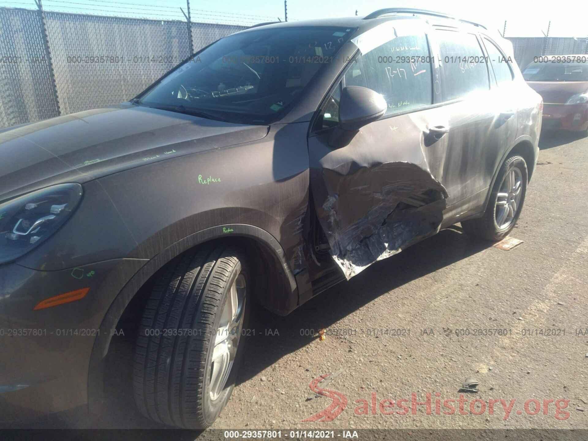 WP1AA2A28GKA15887 2016 PORSCHE CAYENNE