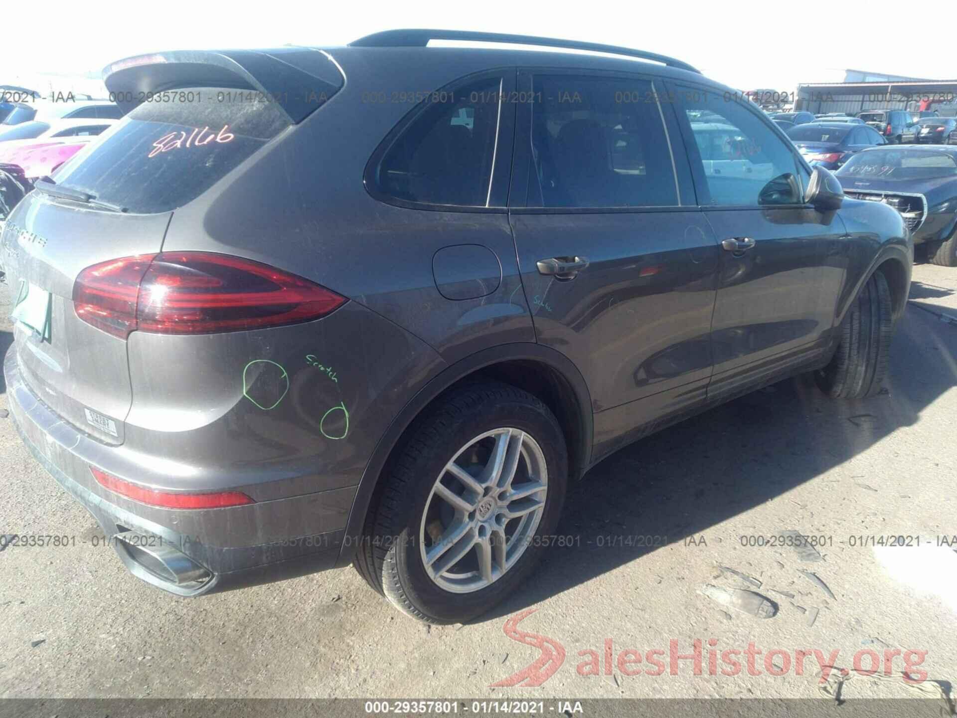 WP1AA2A28GKA15887 2016 PORSCHE CAYENNE