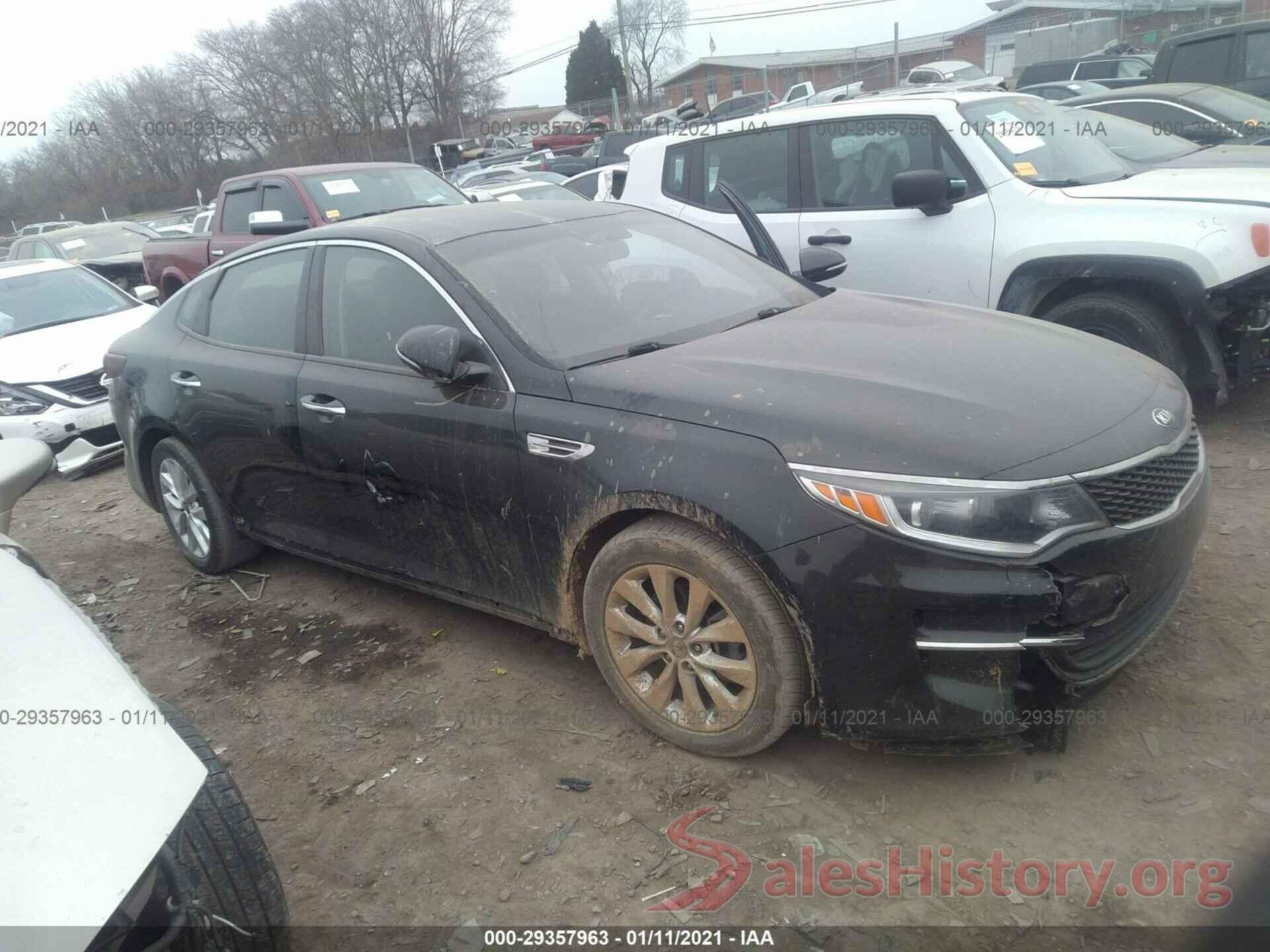 5XXGT4L33GG036924 2016 KIA OPTIMA