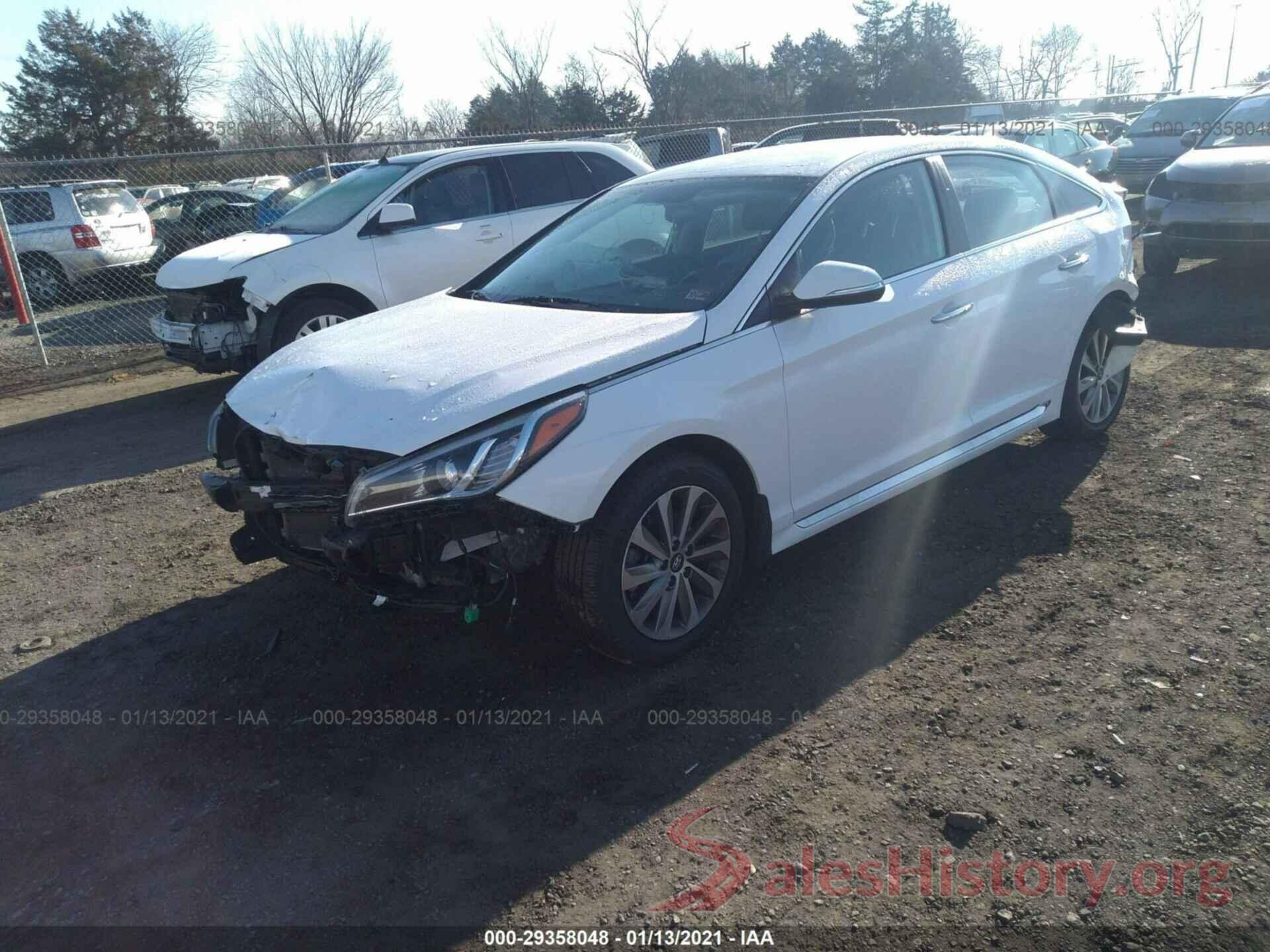 5NPE34AF5GH274461 2016 HYUNDAI SONATA