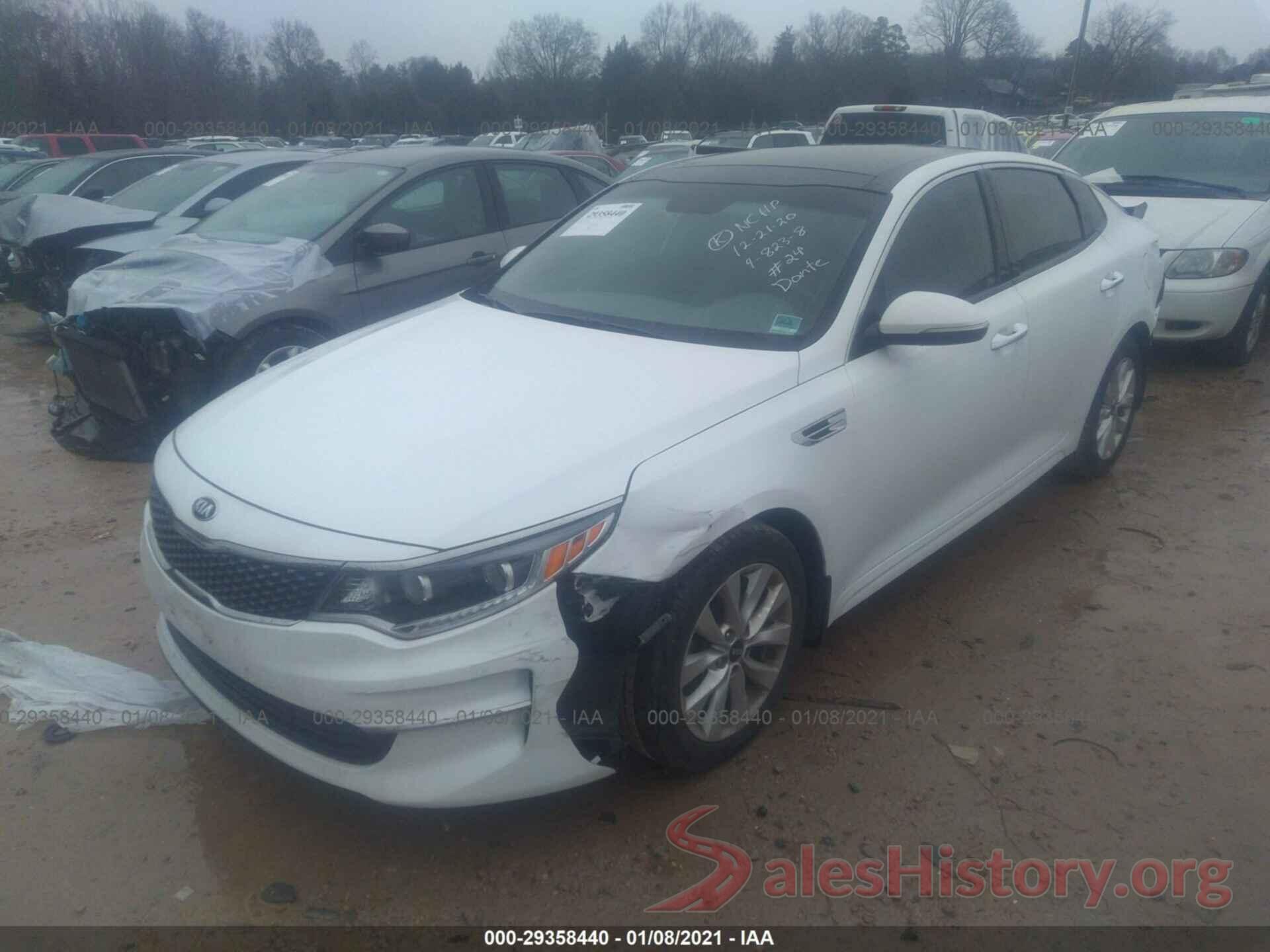 5XXGU4L38HG136497 2017 KIA OPTIMA