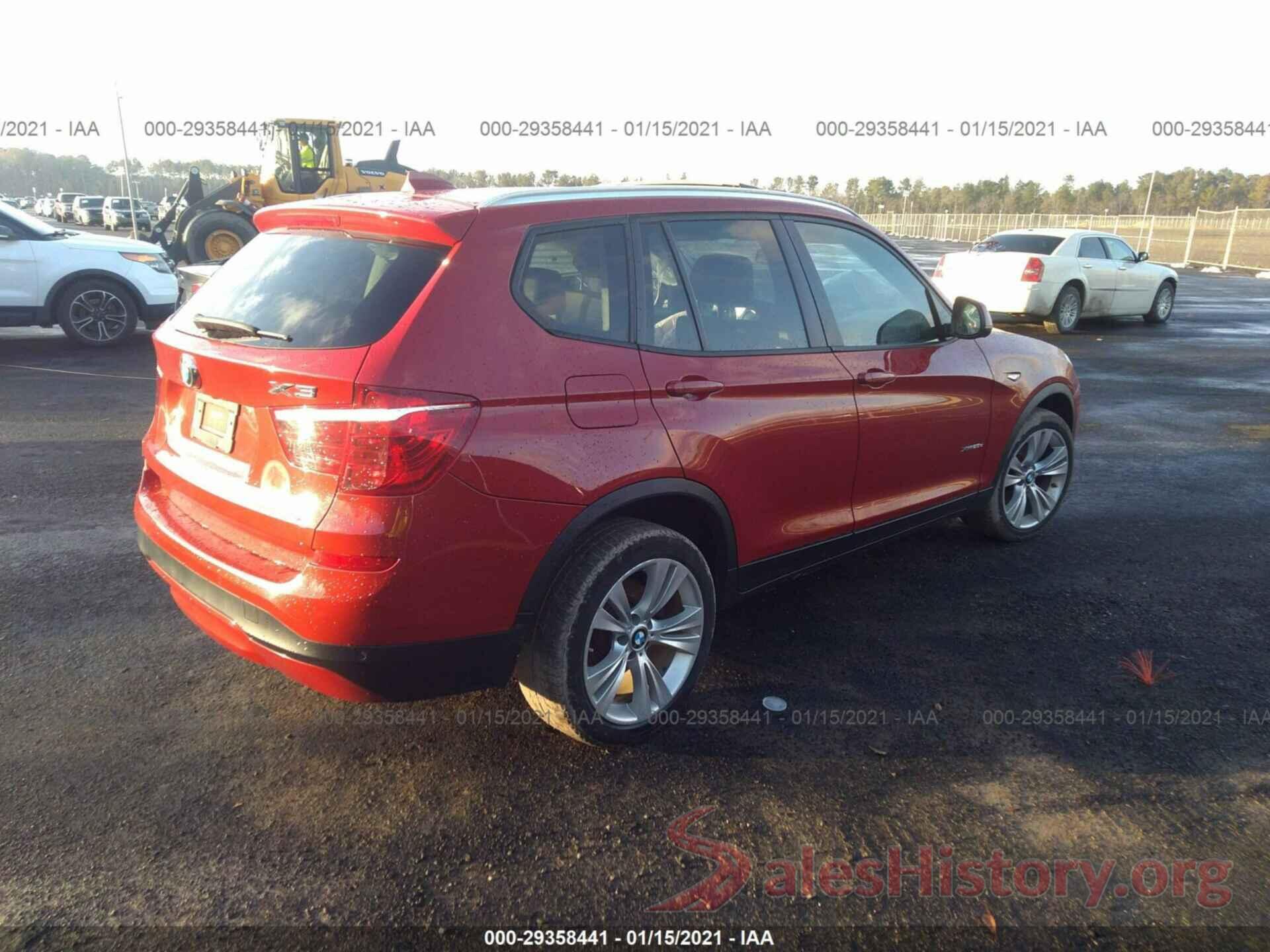 5UXWY3C51G0N88544 2016 BMW X3