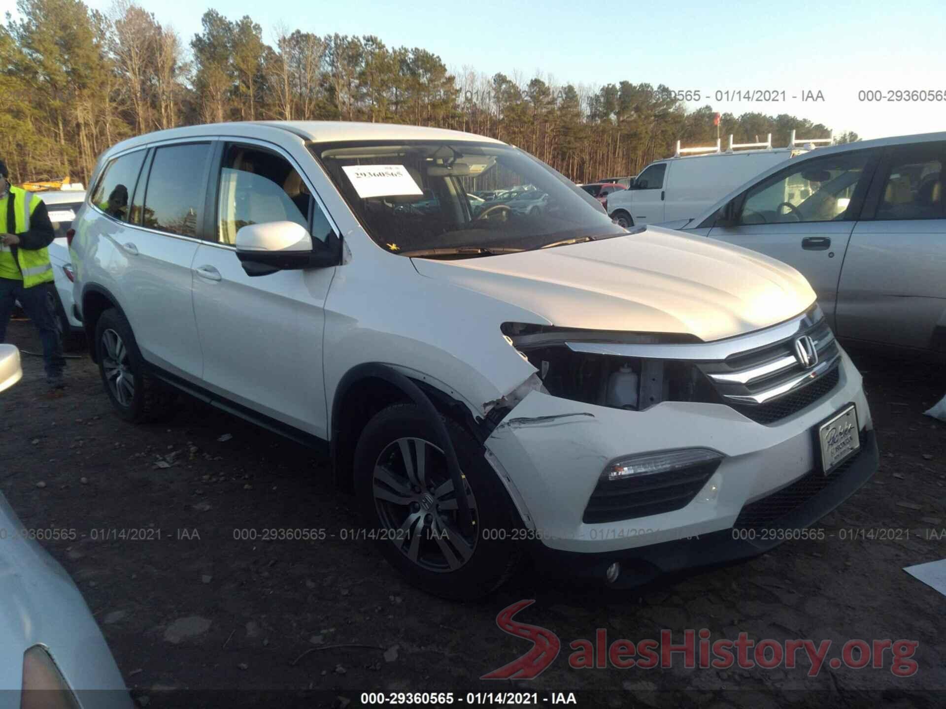 5FNYF5H37HB030509 2017 HONDA PILOT