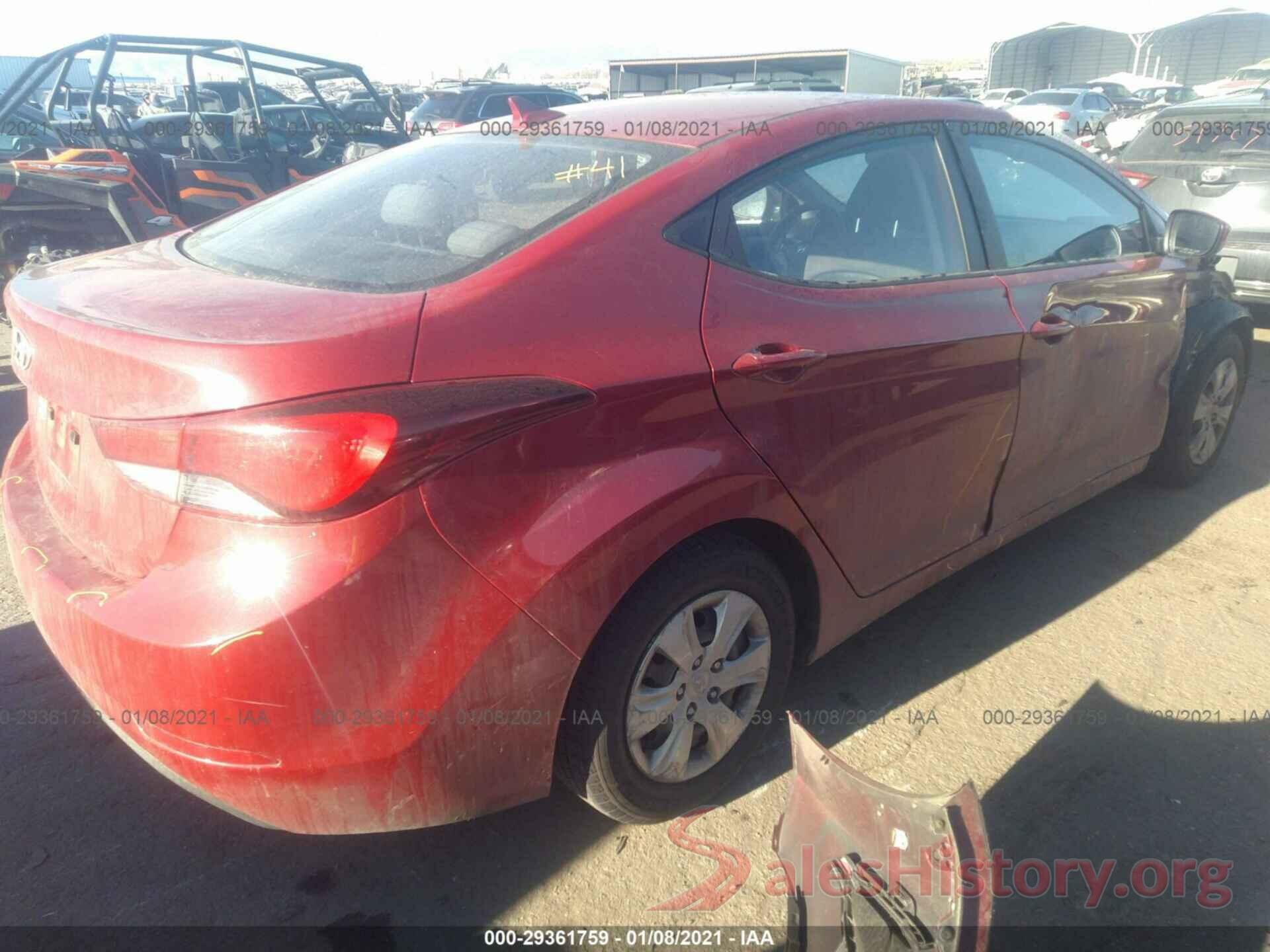 KMHDH4AE3GU482540 2016 HYUNDAI ELANTRA