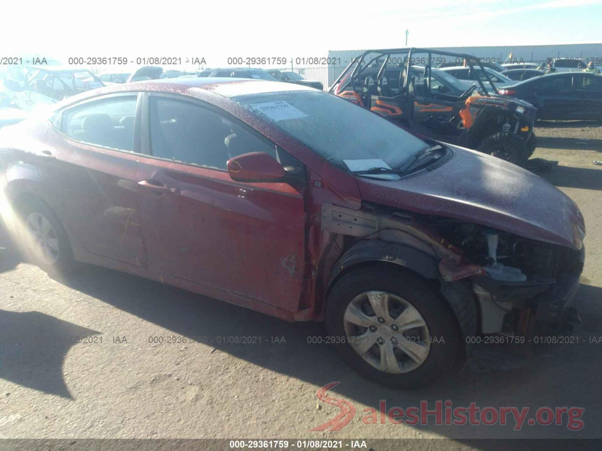 KMHDH4AE3GU482540 2016 HYUNDAI ELANTRA