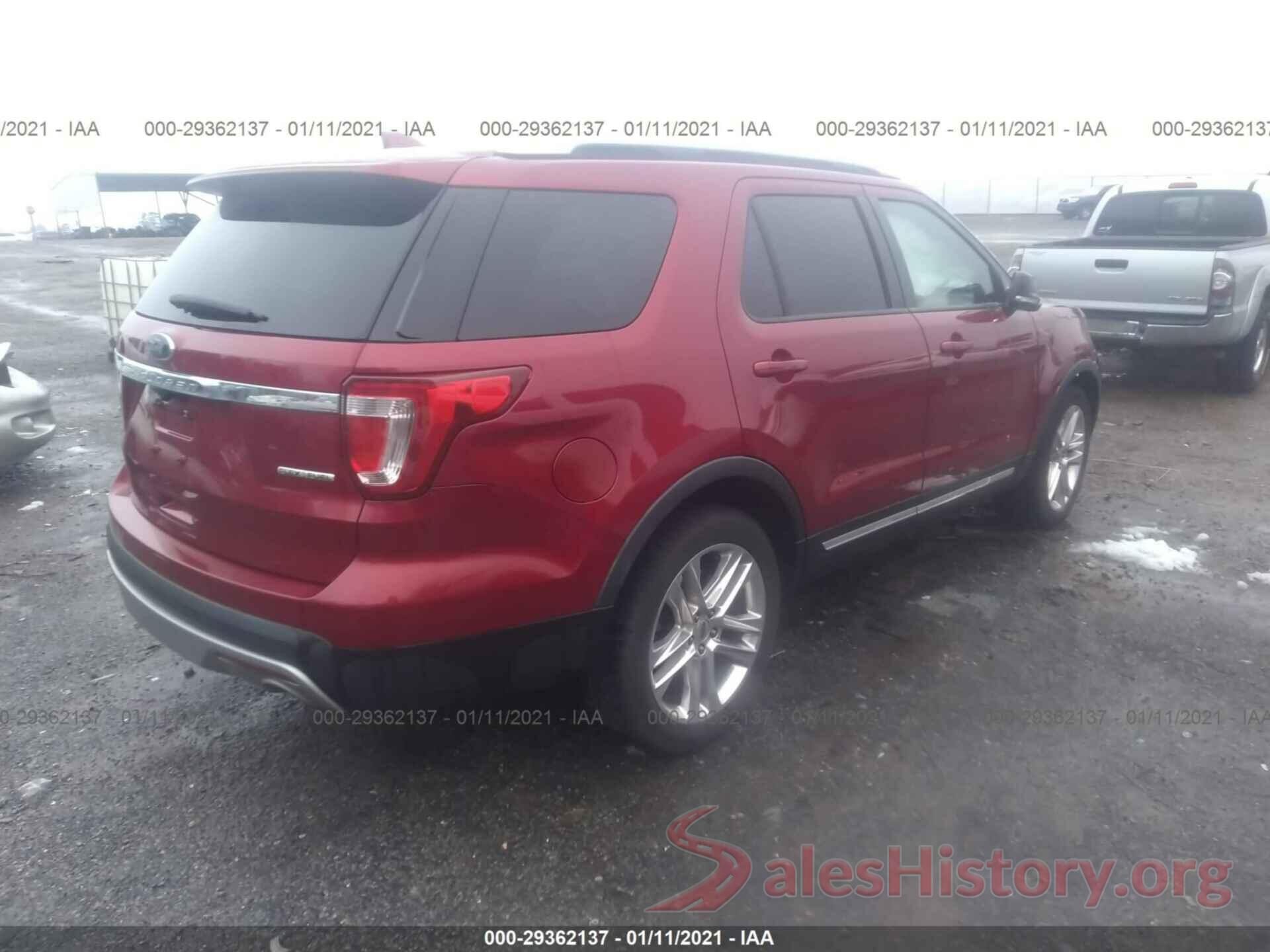 1FM5K7D84GGB01600 2016 FORD EXPLORER