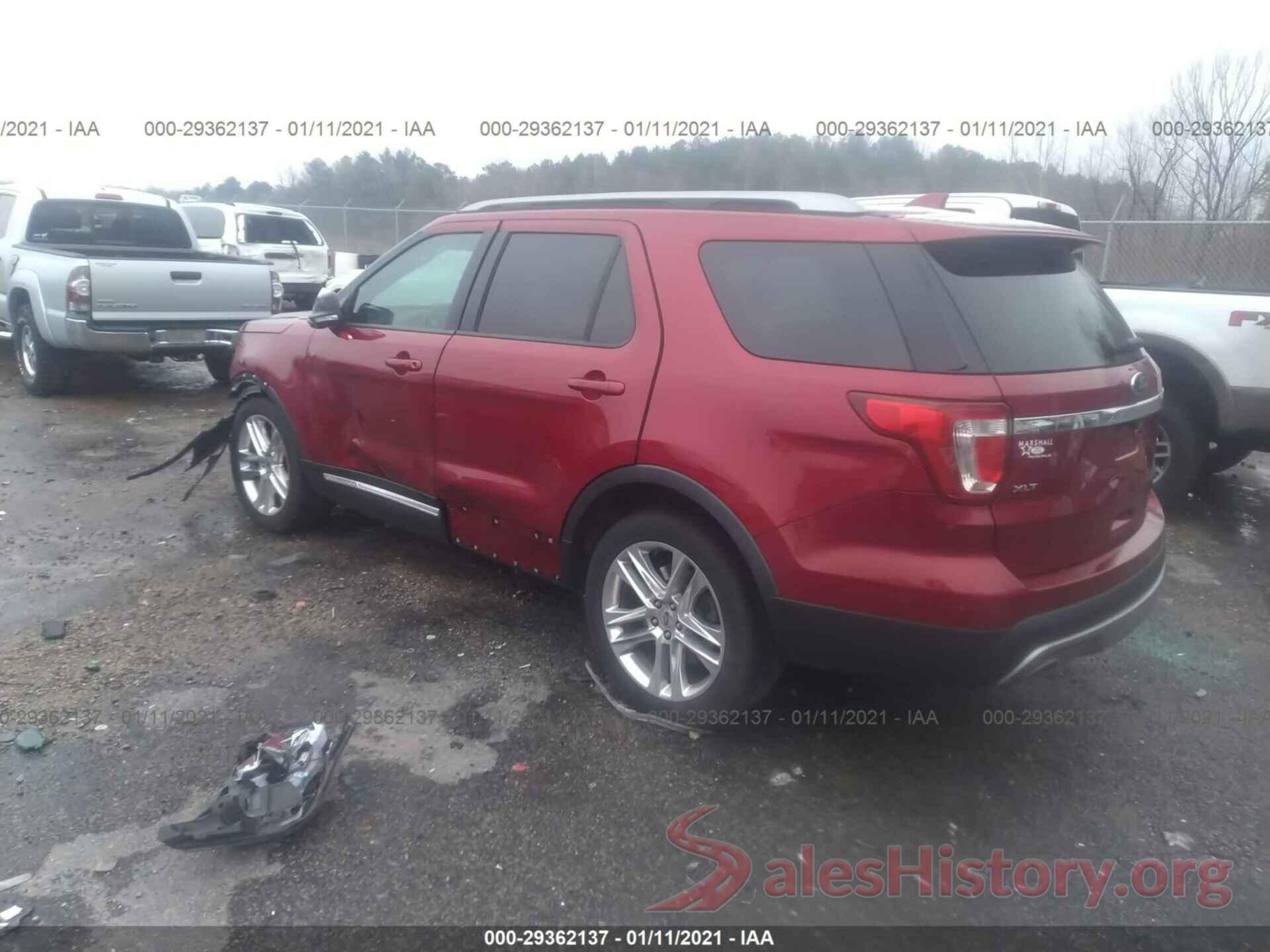 1FM5K7D84GGB01600 2016 FORD EXPLORER