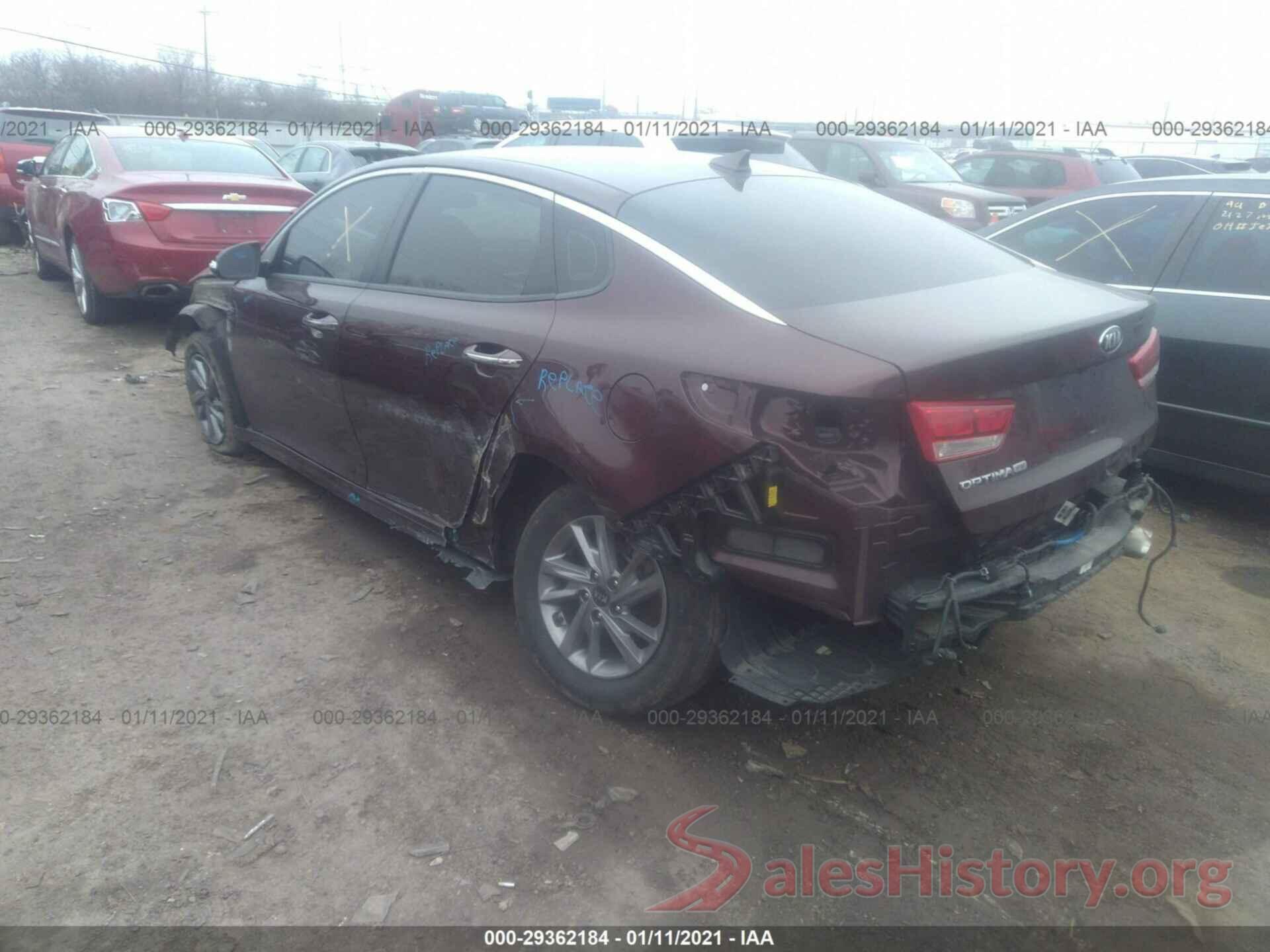 5XXGT4L36KG284156 2019 KIA OPTIMA