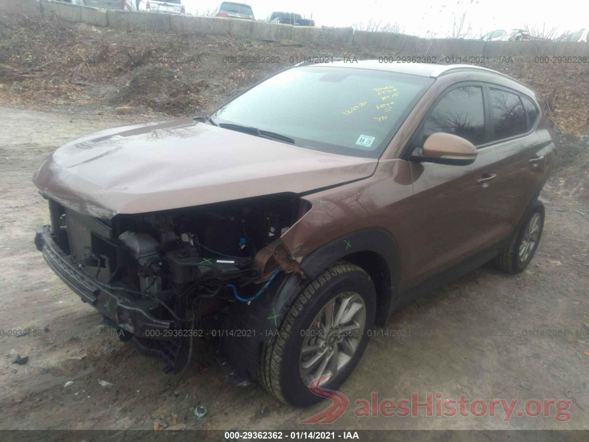 KM8J33A28GU154242 2016 HYUNDAI TUCSON