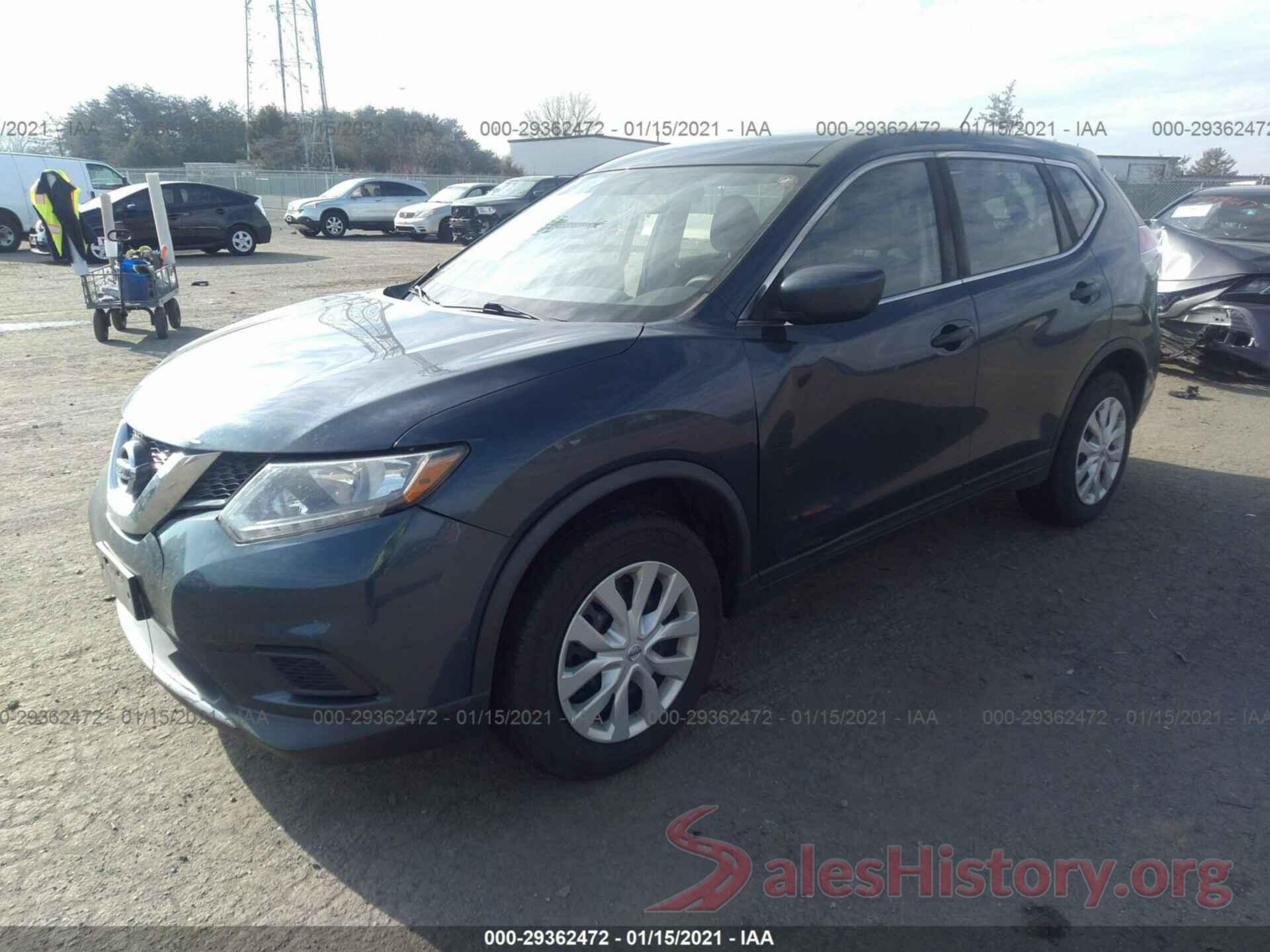 KNMAT2MVXGP690290 2016 NISSAN ROGUE