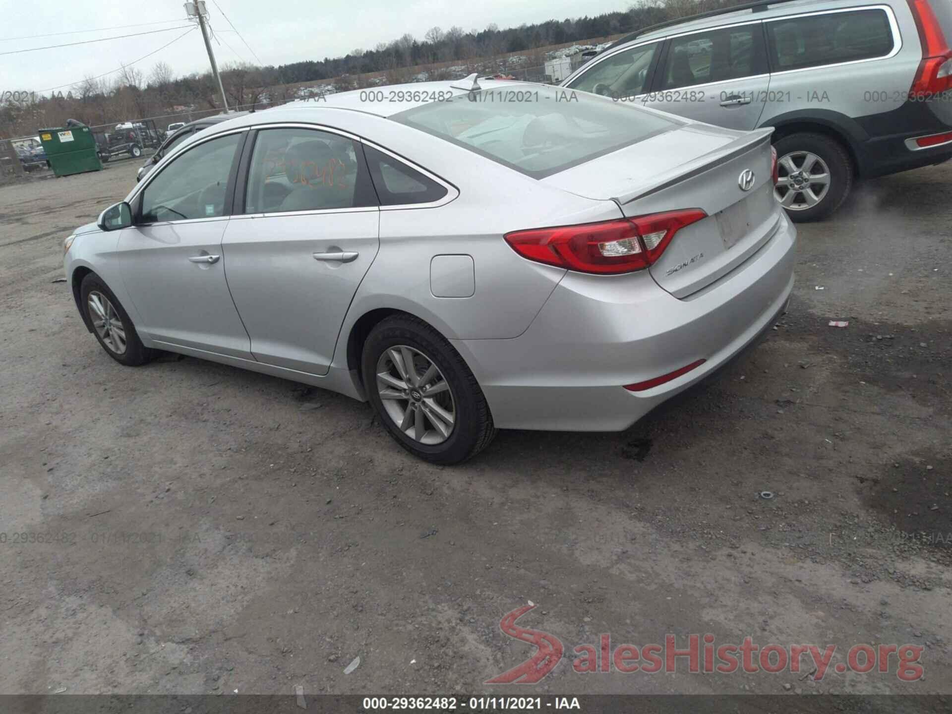 5NPE24AF4GH340212 2016 HYUNDAI SONATA