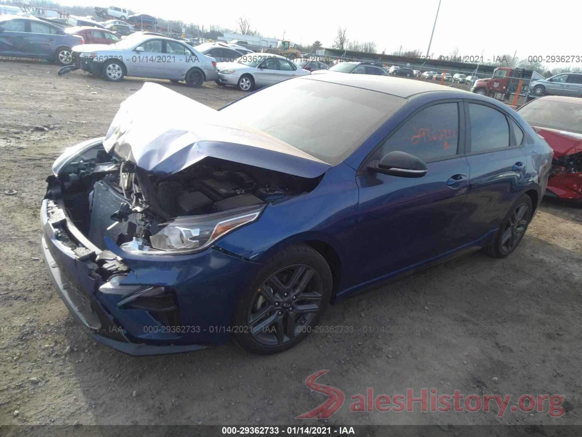 3KPF34AD7LE251393 2020 KIA FORTE