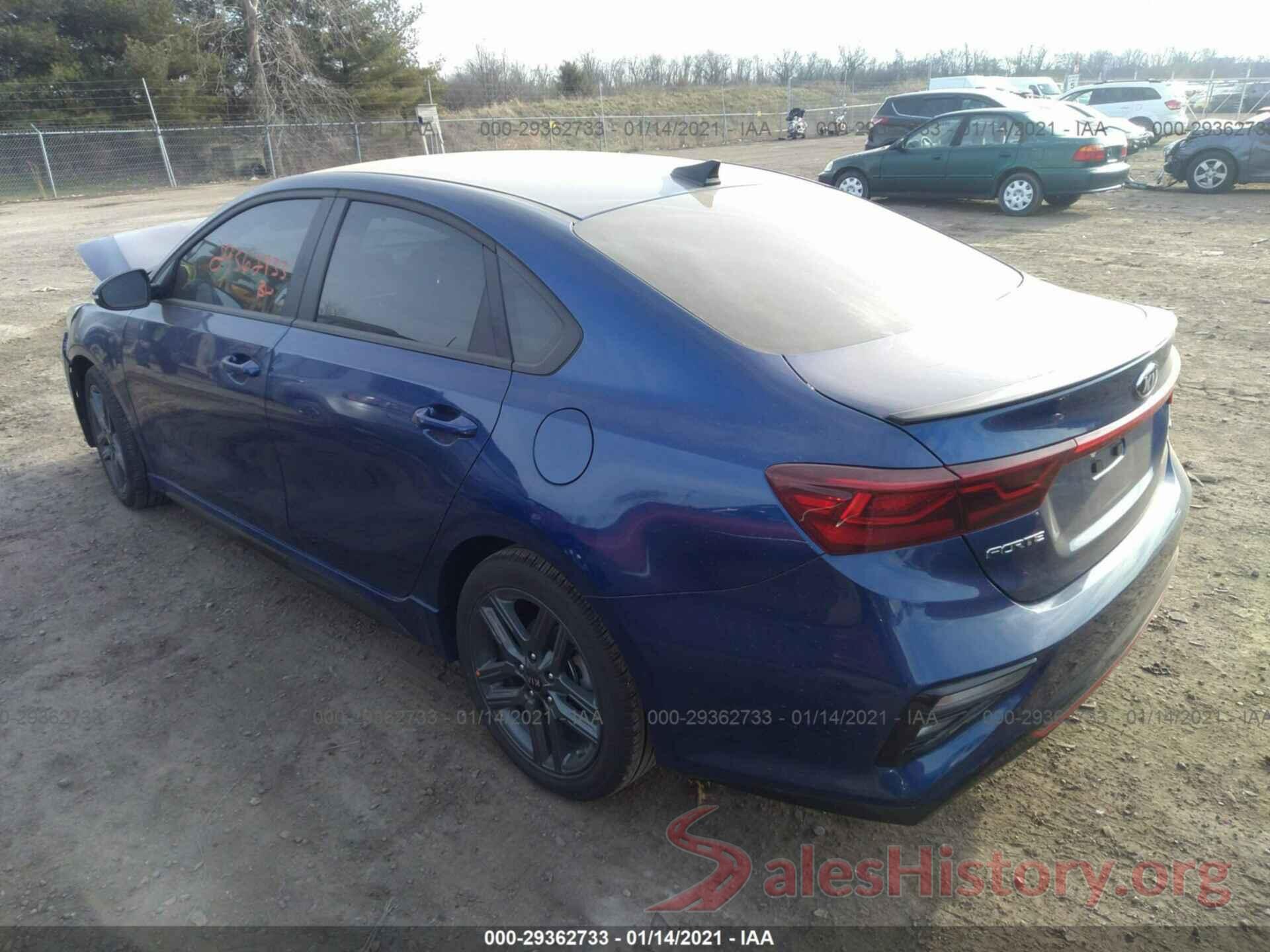 3KPF34AD7LE251393 2020 KIA FORTE