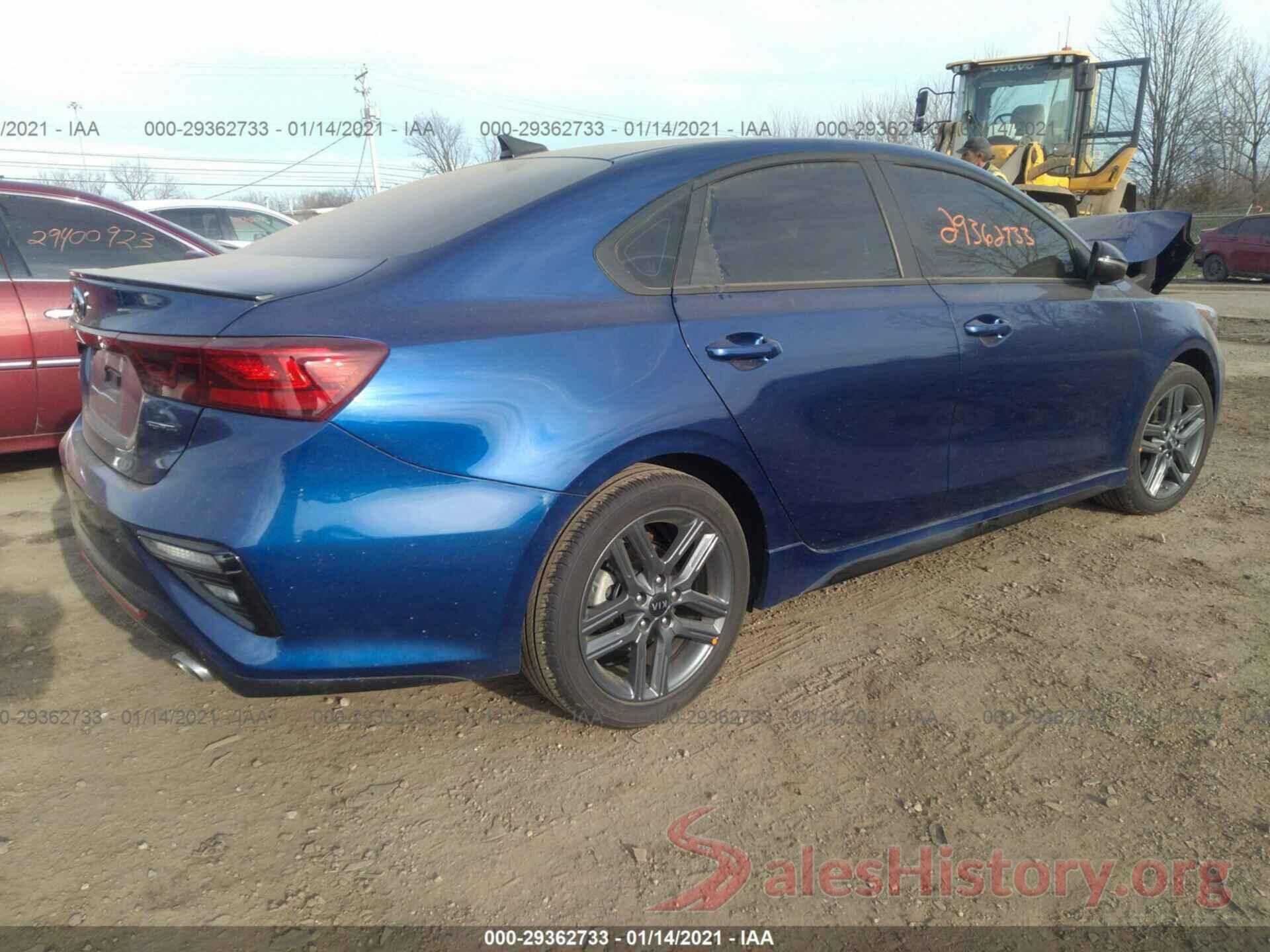 3KPF34AD7LE251393 2020 KIA FORTE