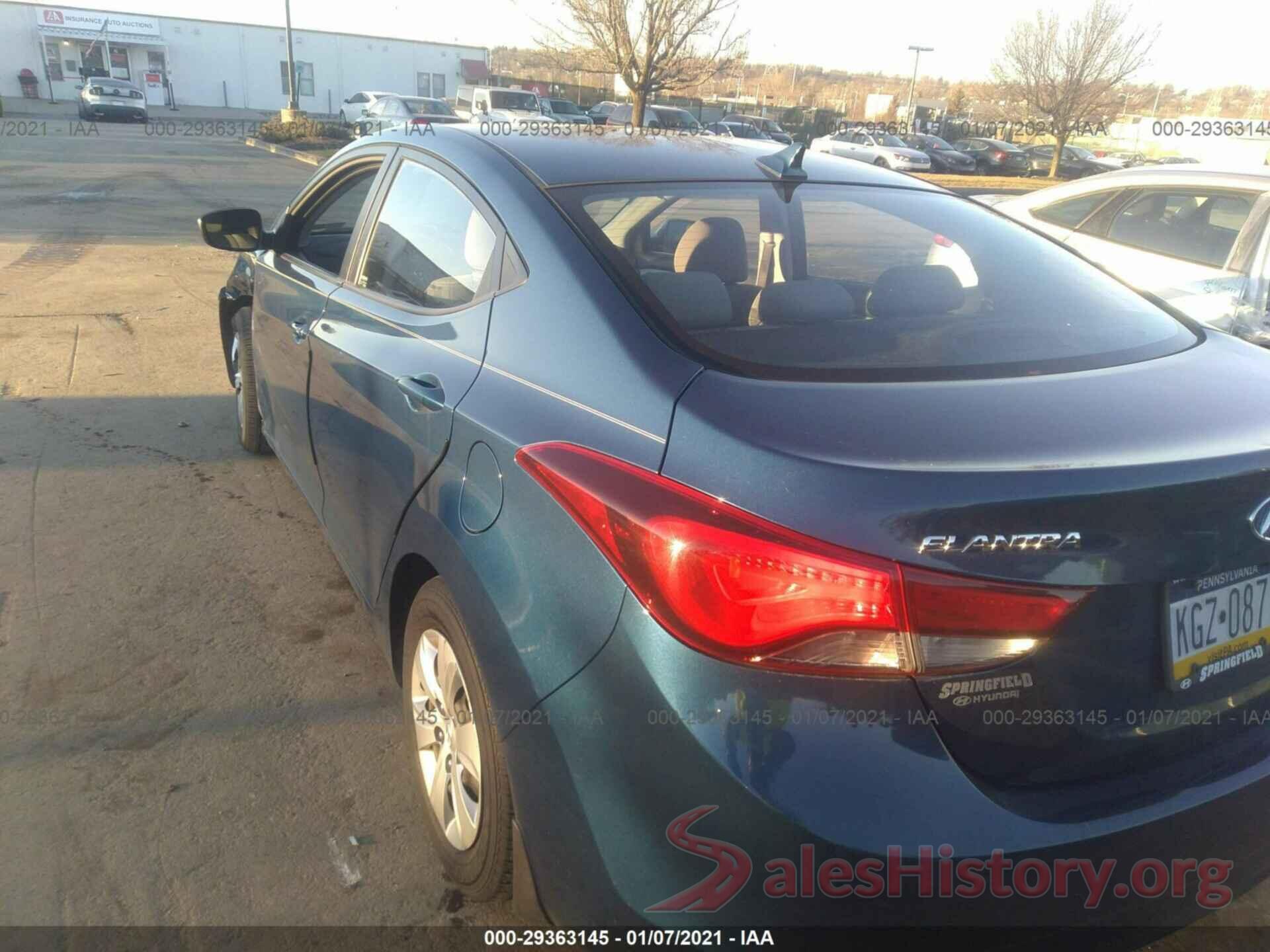 KMHDH4AE5GU492616 2016 HYUNDAI ELANTRA