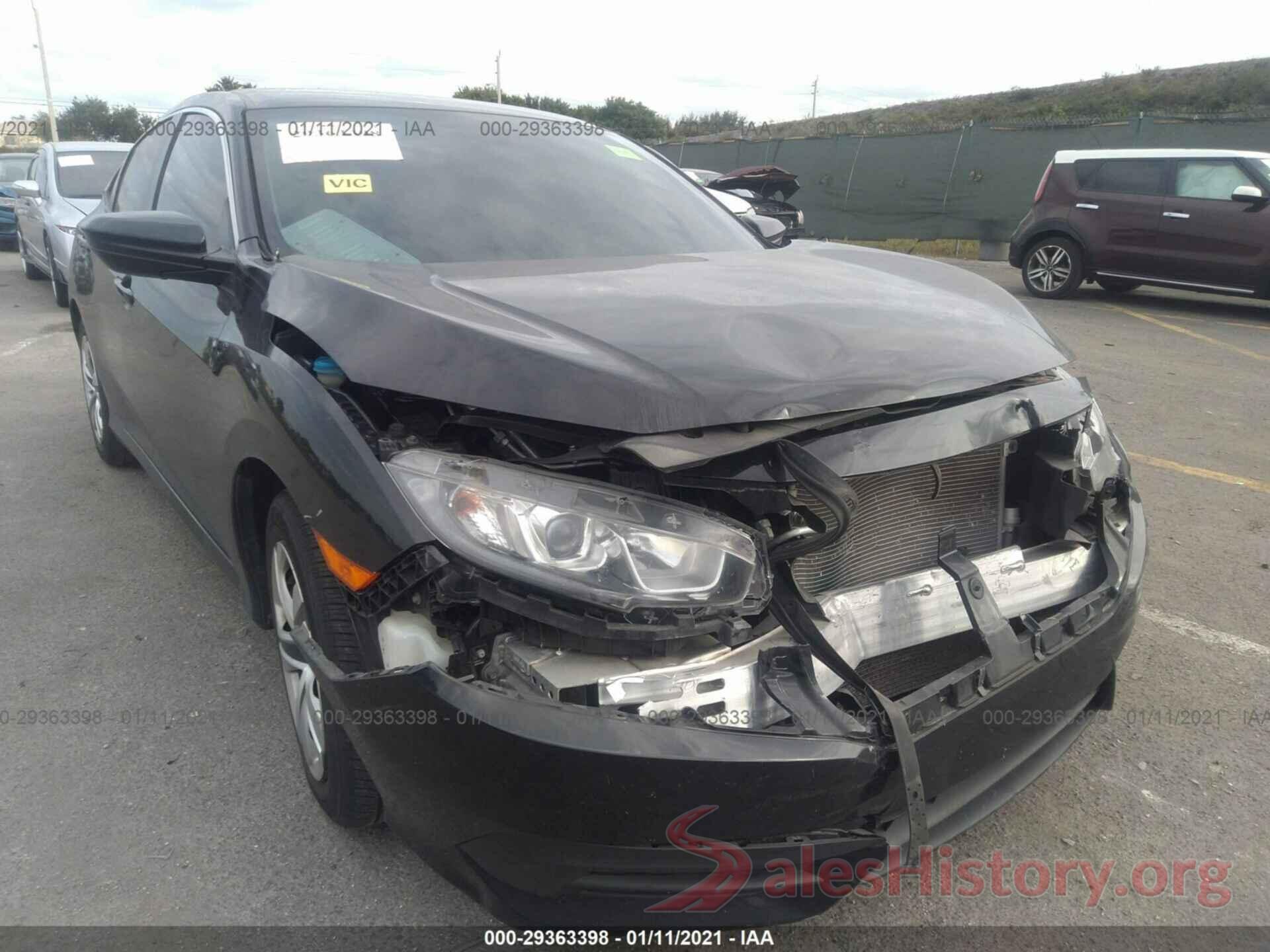 19XFC2F54GE050918 2016 HONDA CIVIC SEDAN