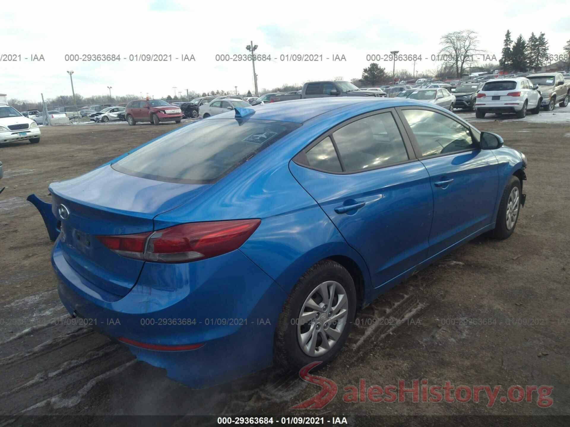 KMHD74LF8HU394433 2017 HYUNDAI ELANTRA