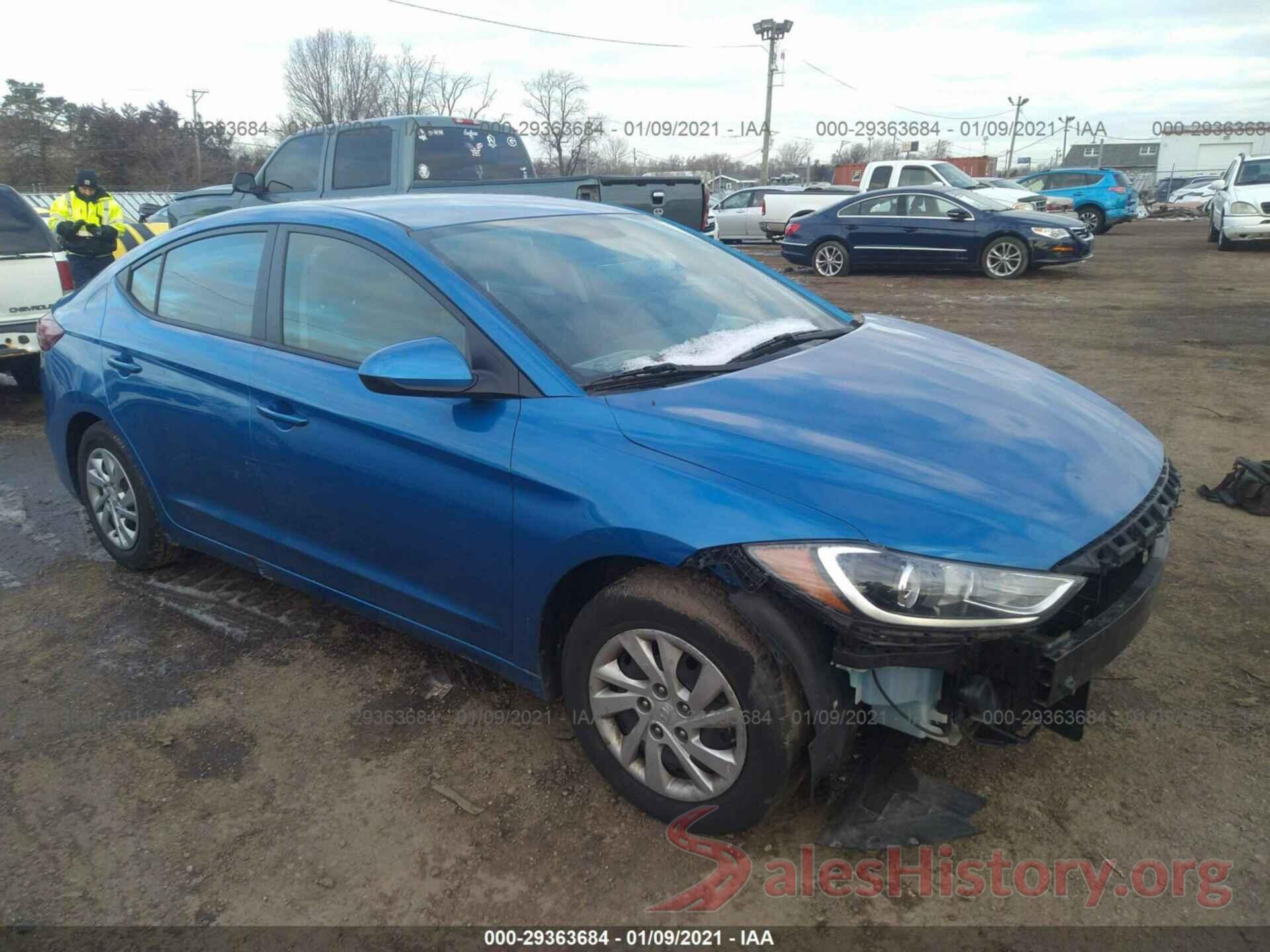 KMHD74LF8HU394433 2017 HYUNDAI ELANTRA