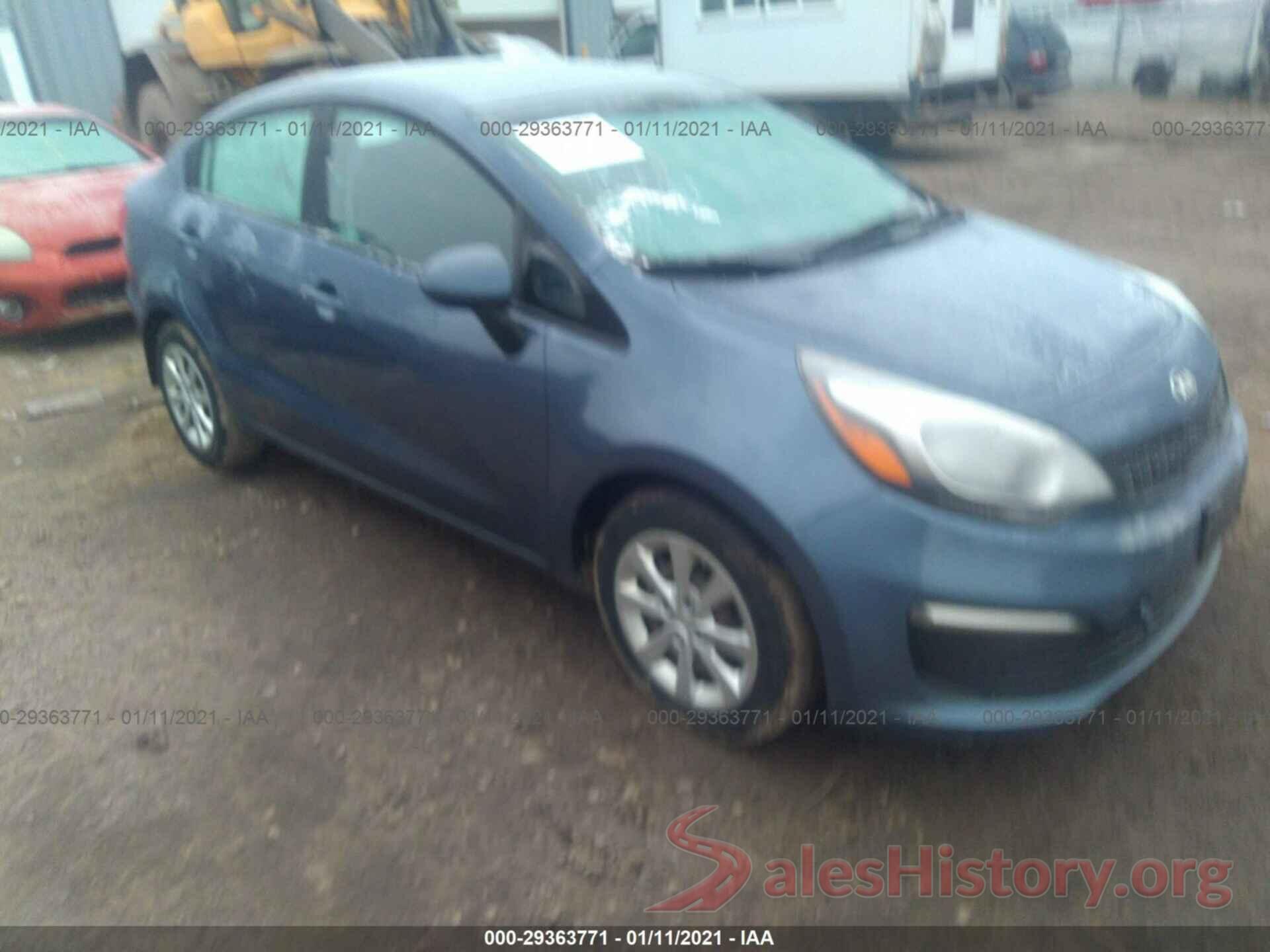 KNADM4A33G6667980 2016 KIA RIO