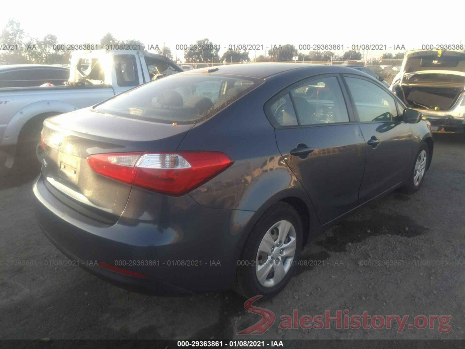 KNAFX4A63G5549122 2016 KIA FORTE