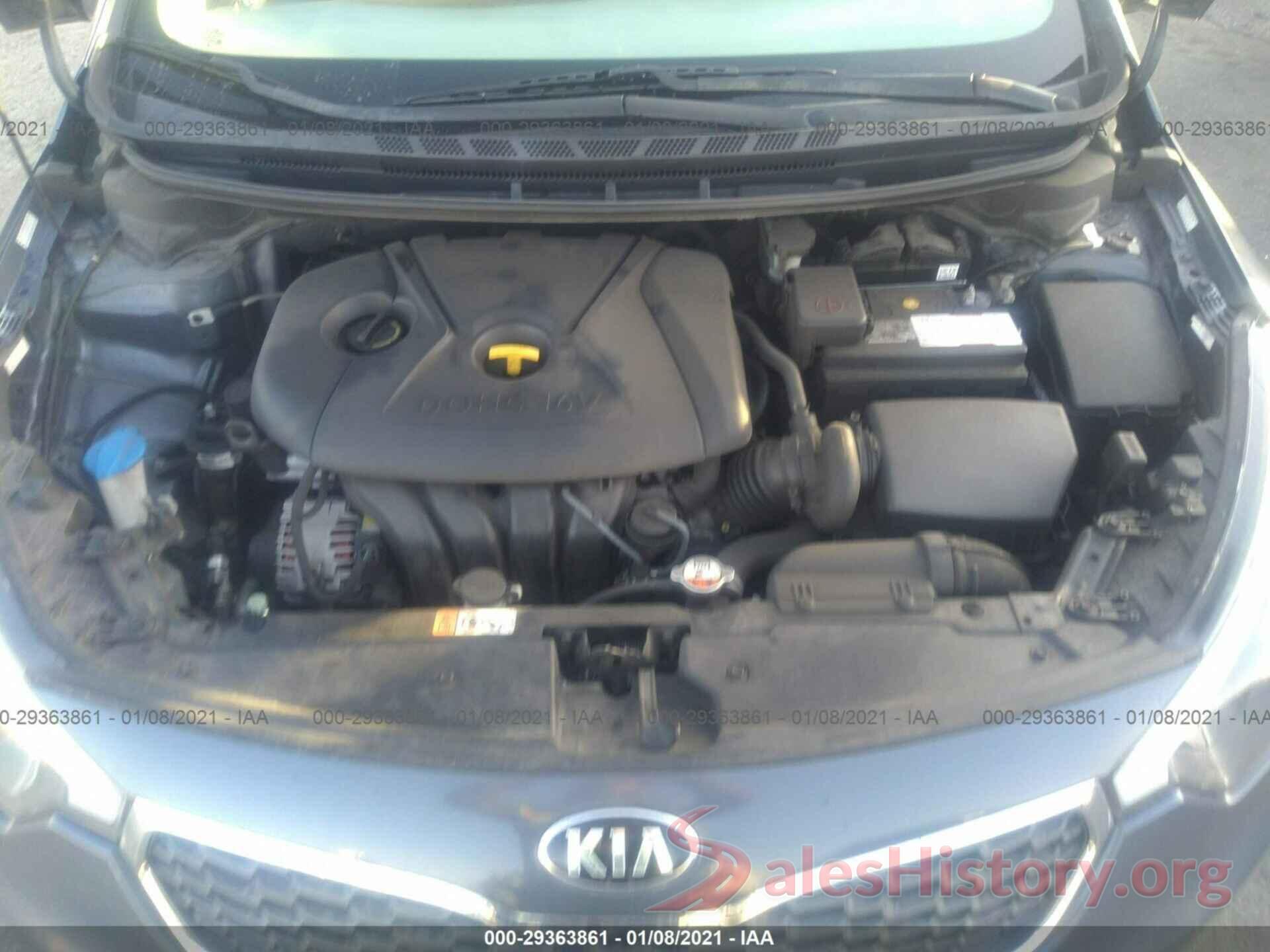 KNAFX4A63G5549122 2016 KIA FORTE