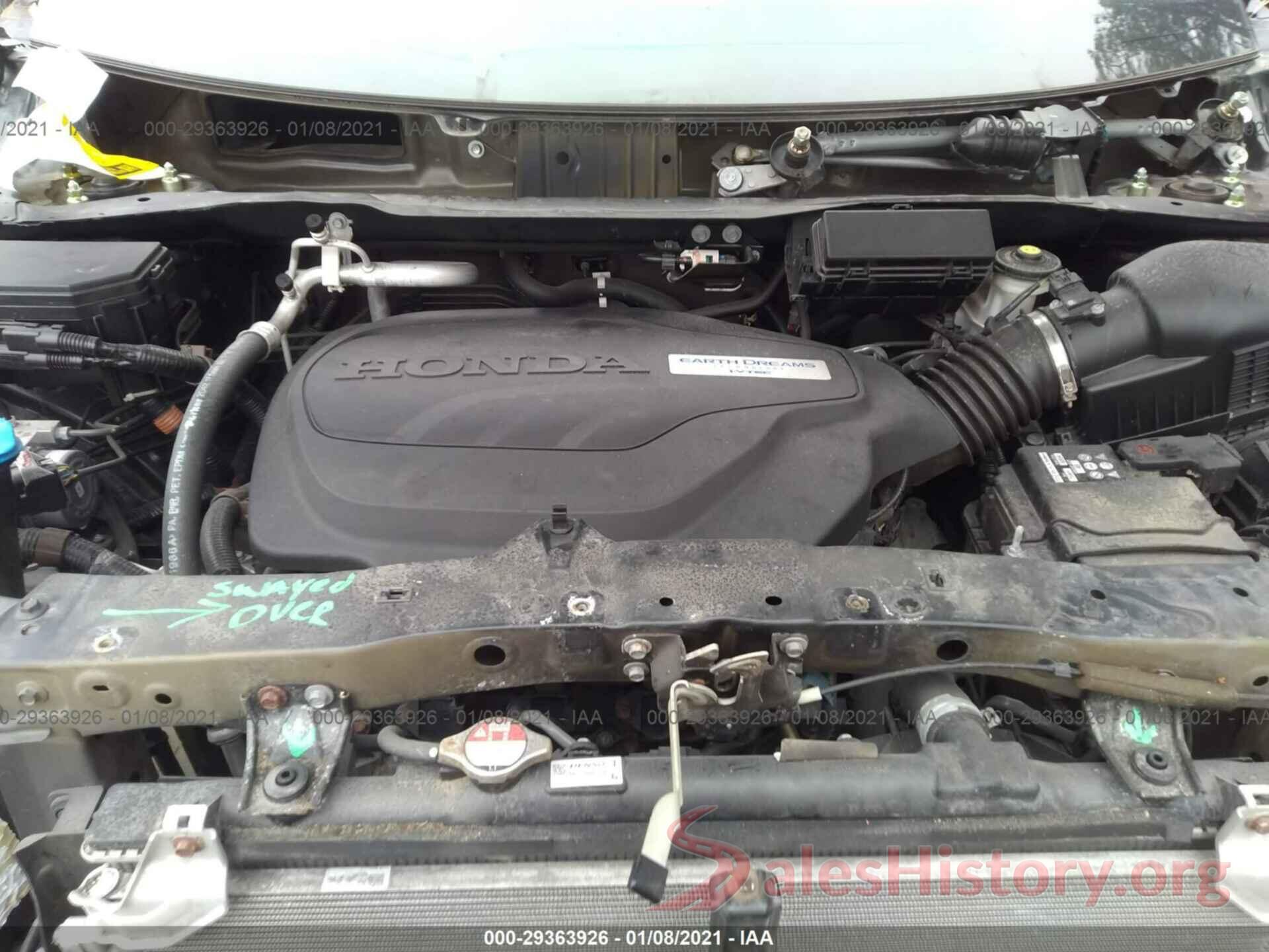 5FNYF5H80GB054662 2016 HONDA PILOT