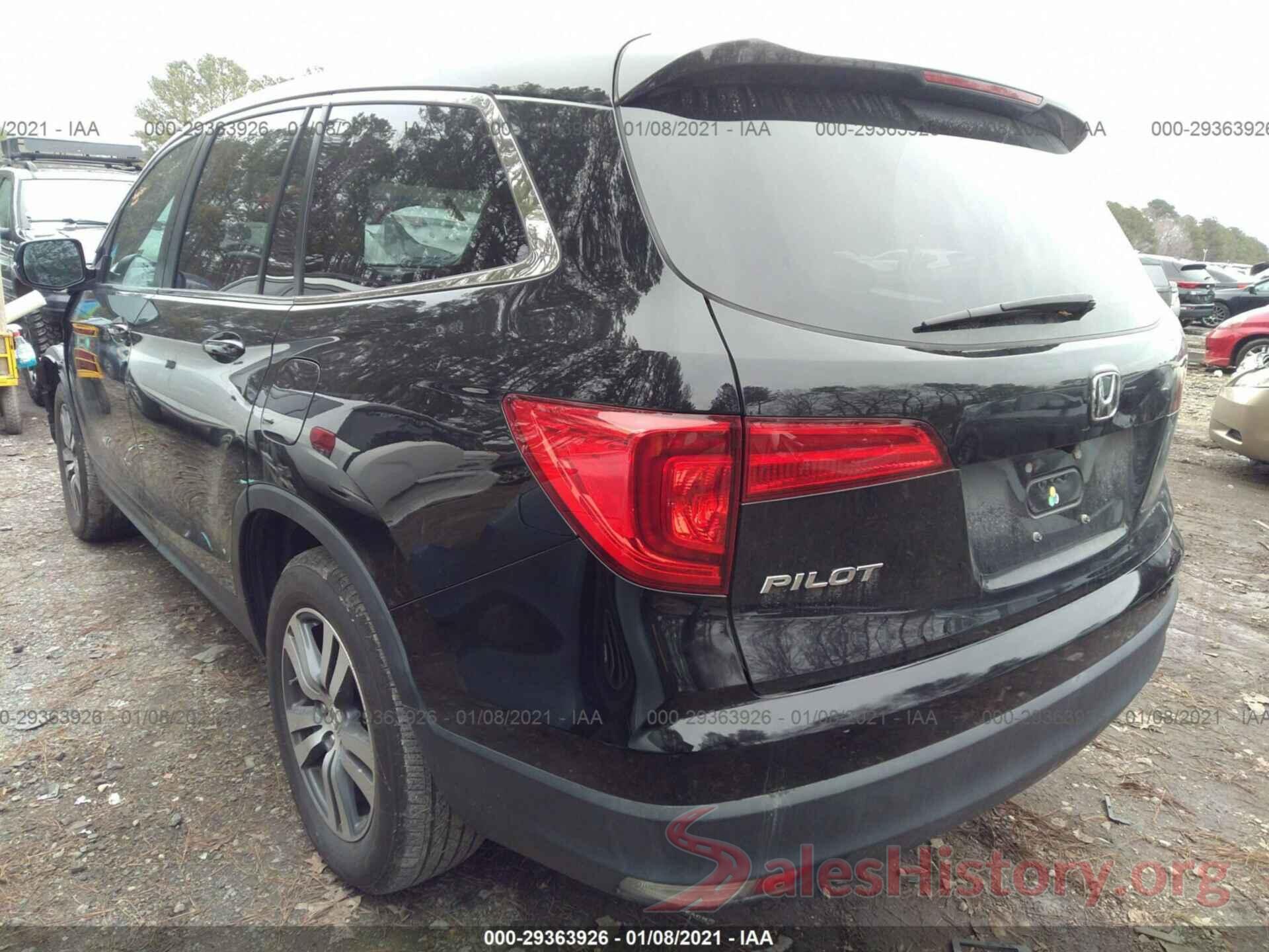 5FNYF5H80GB054662 2016 HONDA PILOT