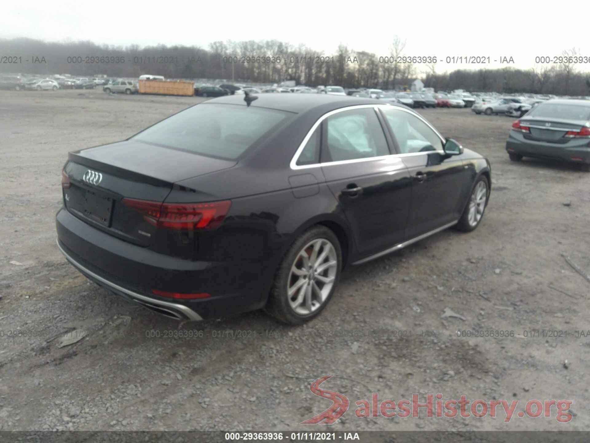 WAUENAF41KA114087 2019 AUDI A4