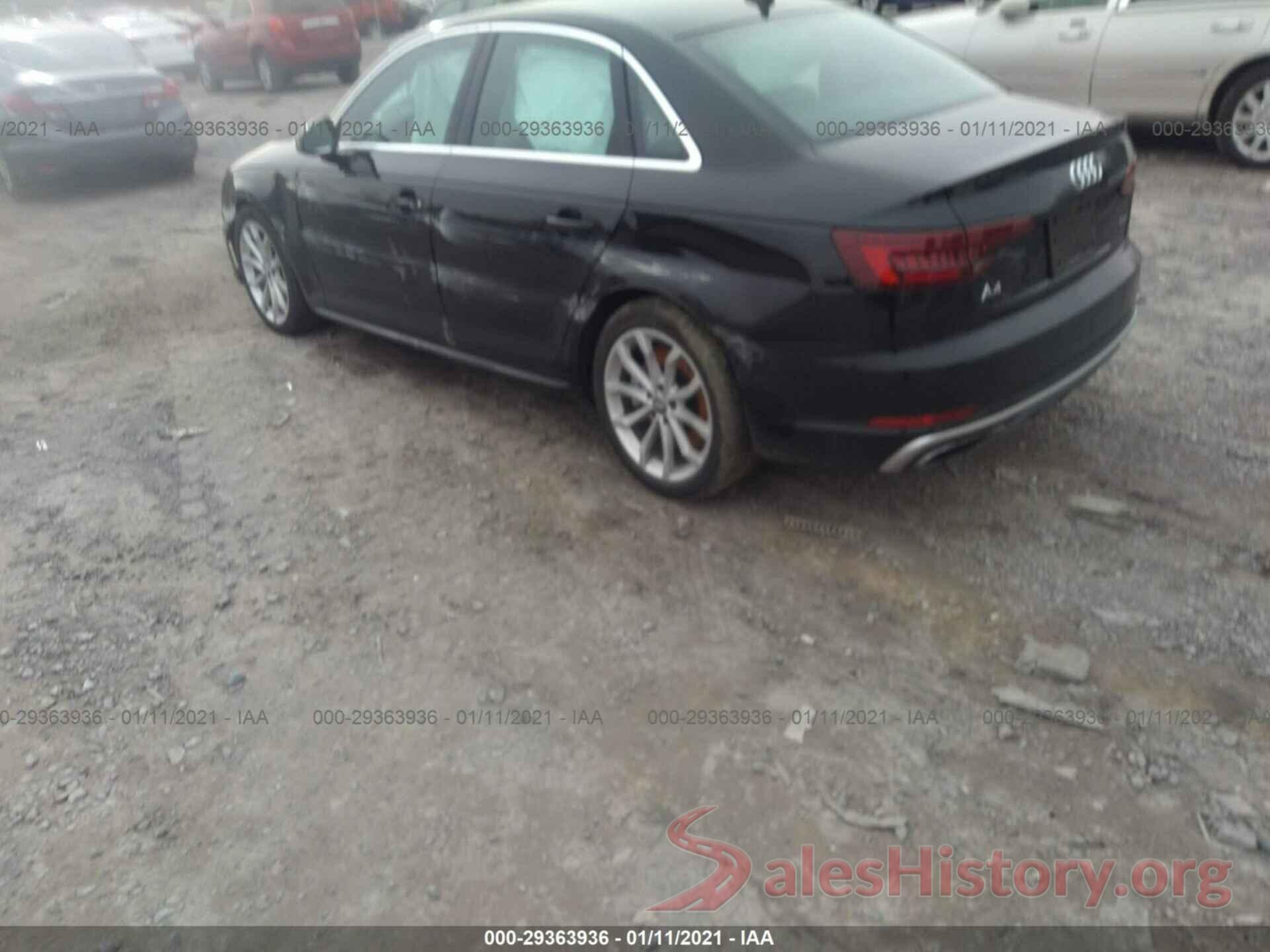 WAUENAF41KA114087 2019 AUDI A4