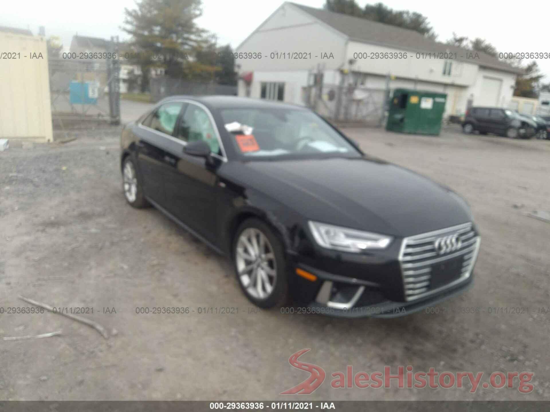 WAUENAF41KA114087 2019 AUDI A4