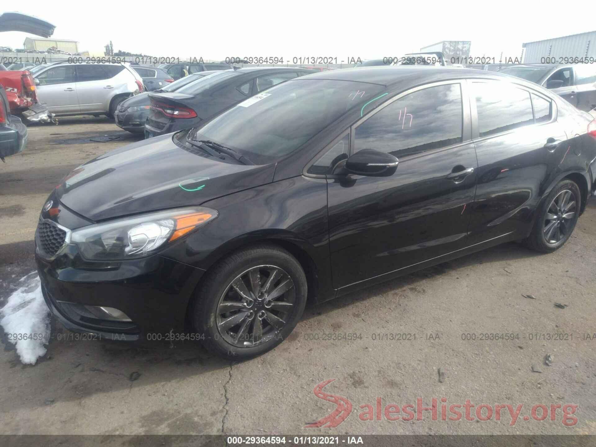 KNAFX4A60G5444263 2016 KIA FORTE