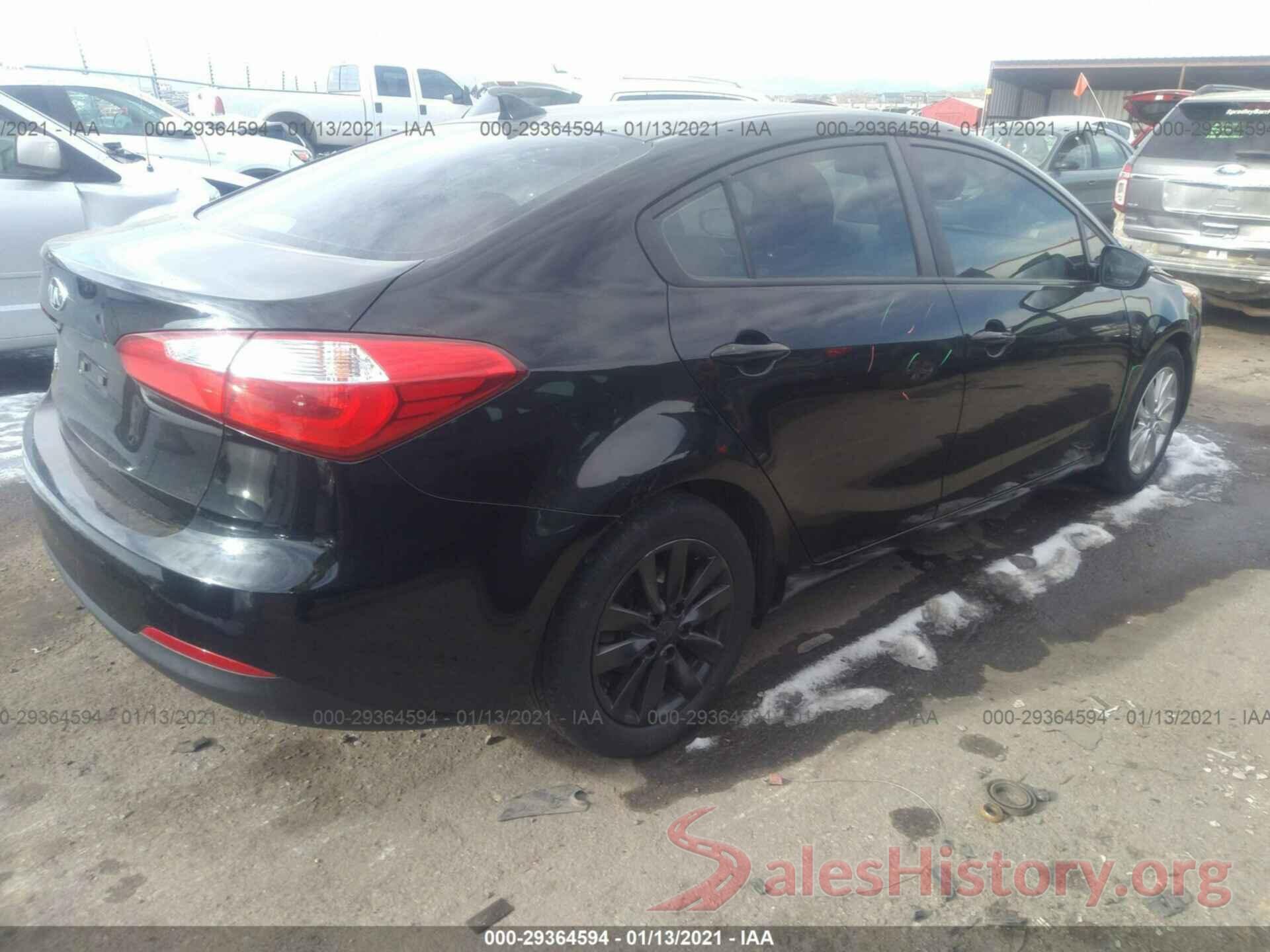 KNAFX4A60G5444263 2016 KIA FORTE