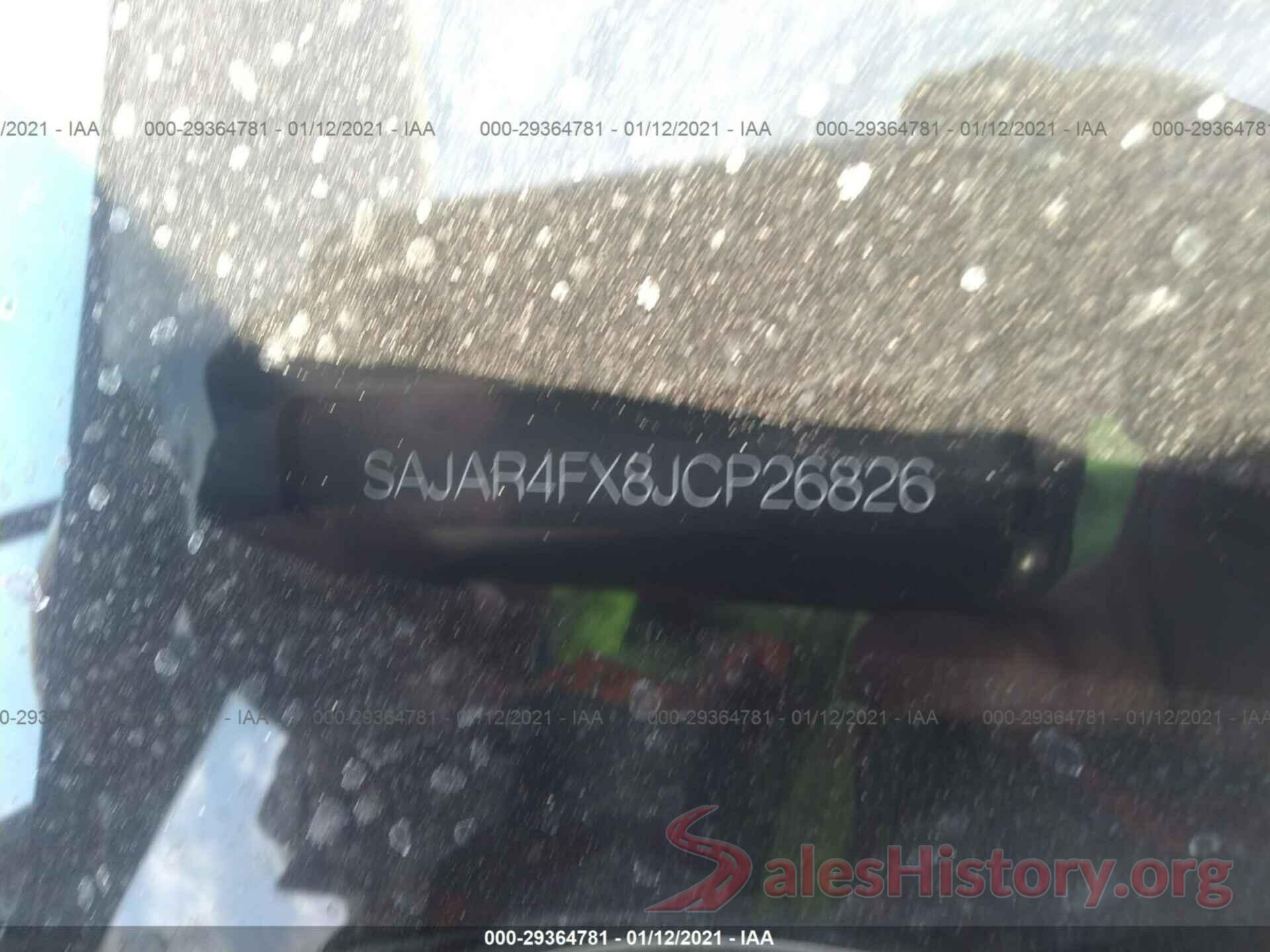 SAJAR4FX8JCP26826 2018 JAGUAR XE