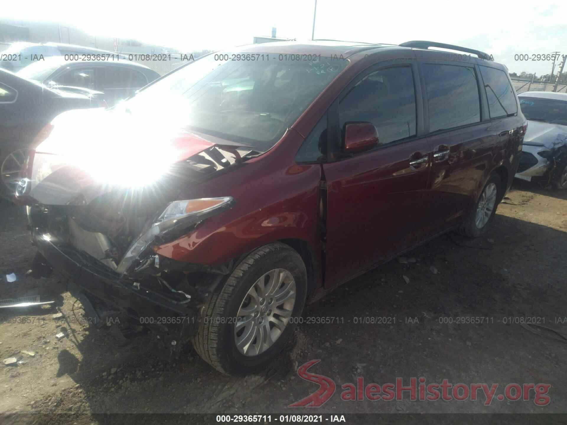 5TDYK3DC0GS742912 2016 TOYOTA SIENNA