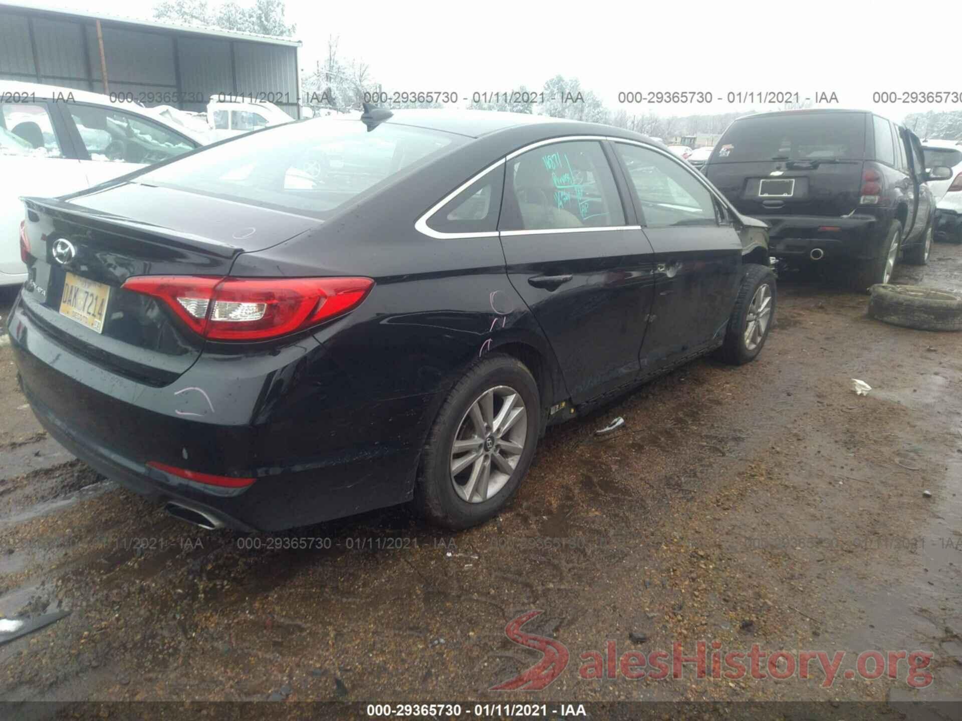 5NPE24AF0GH373689 2016 HYUNDAI SONATA