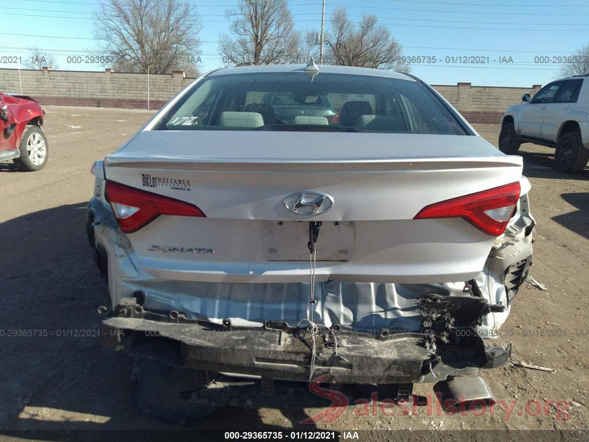 5NPE24AF2GH285064 2016 HYUNDAI SONATA