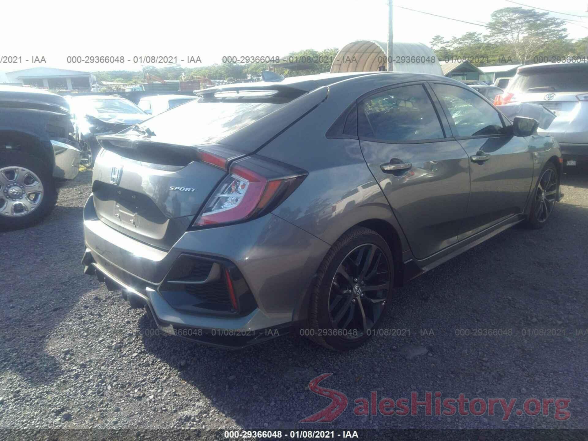 SHHFK7H42LU200810 2020 HONDA CIVIC HATCHBACK