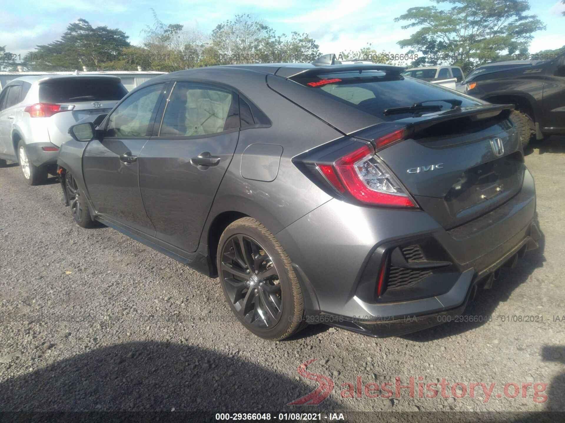 SHHFK7H42LU200810 2020 HONDA CIVIC HATCHBACK