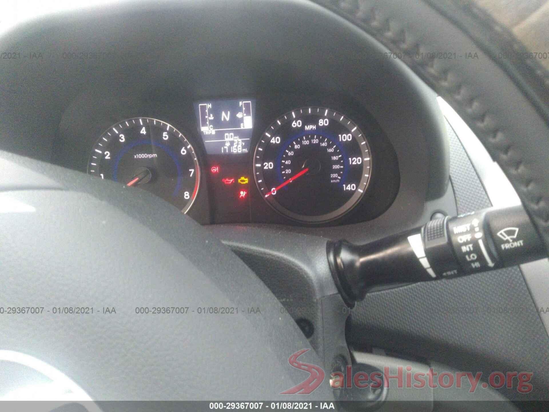 KMHCU4AE3GU159984 2016 HYUNDAI ACCENT